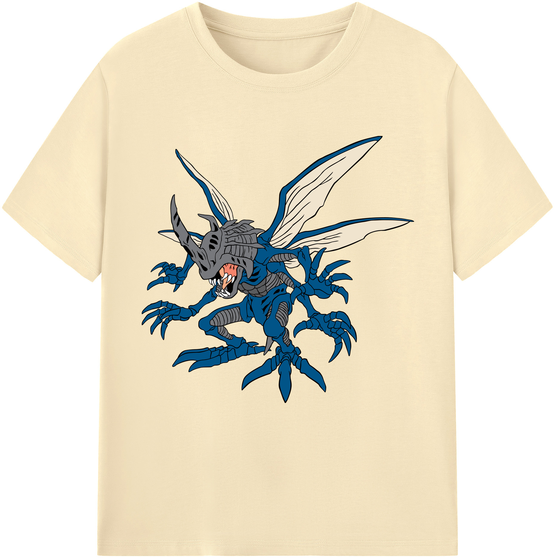 （画像用） Digimon デジタルモンスター/デジモン 綿100％半袖Tシャツ（フロントプリント）