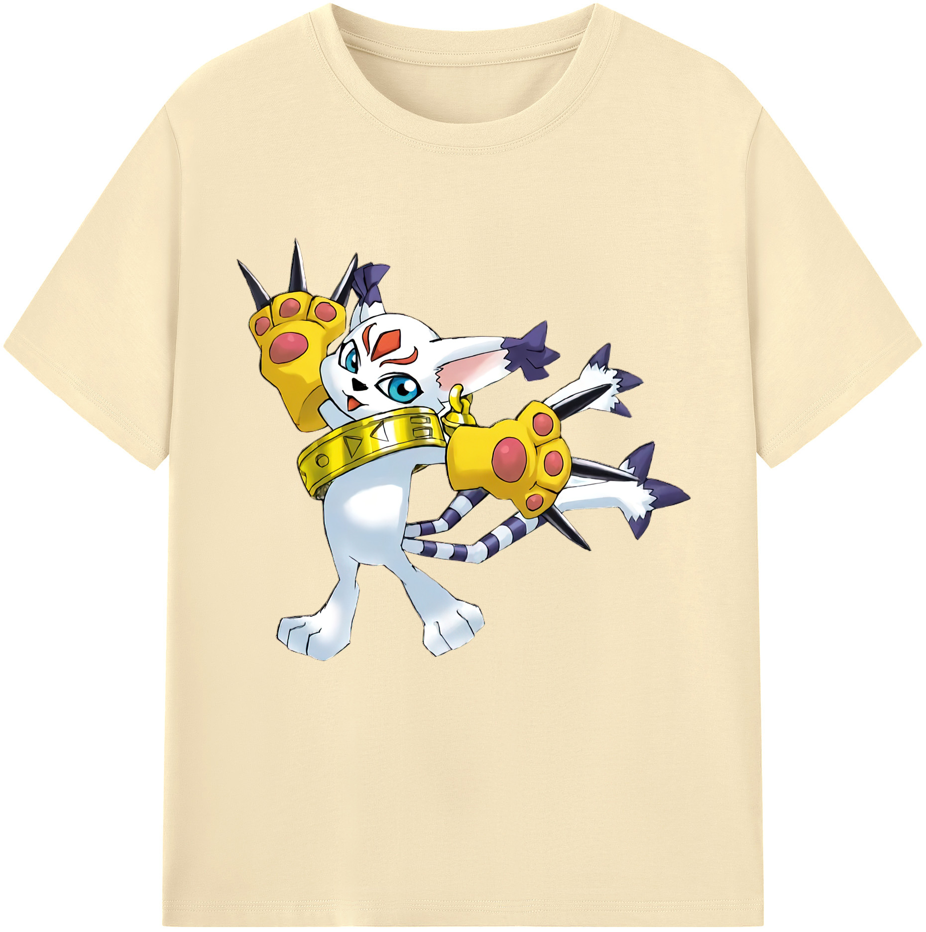 （画像用） Digimon デジタルモンスター/デジモン 綿100％半袖Tシャツ（フロントプリント）
