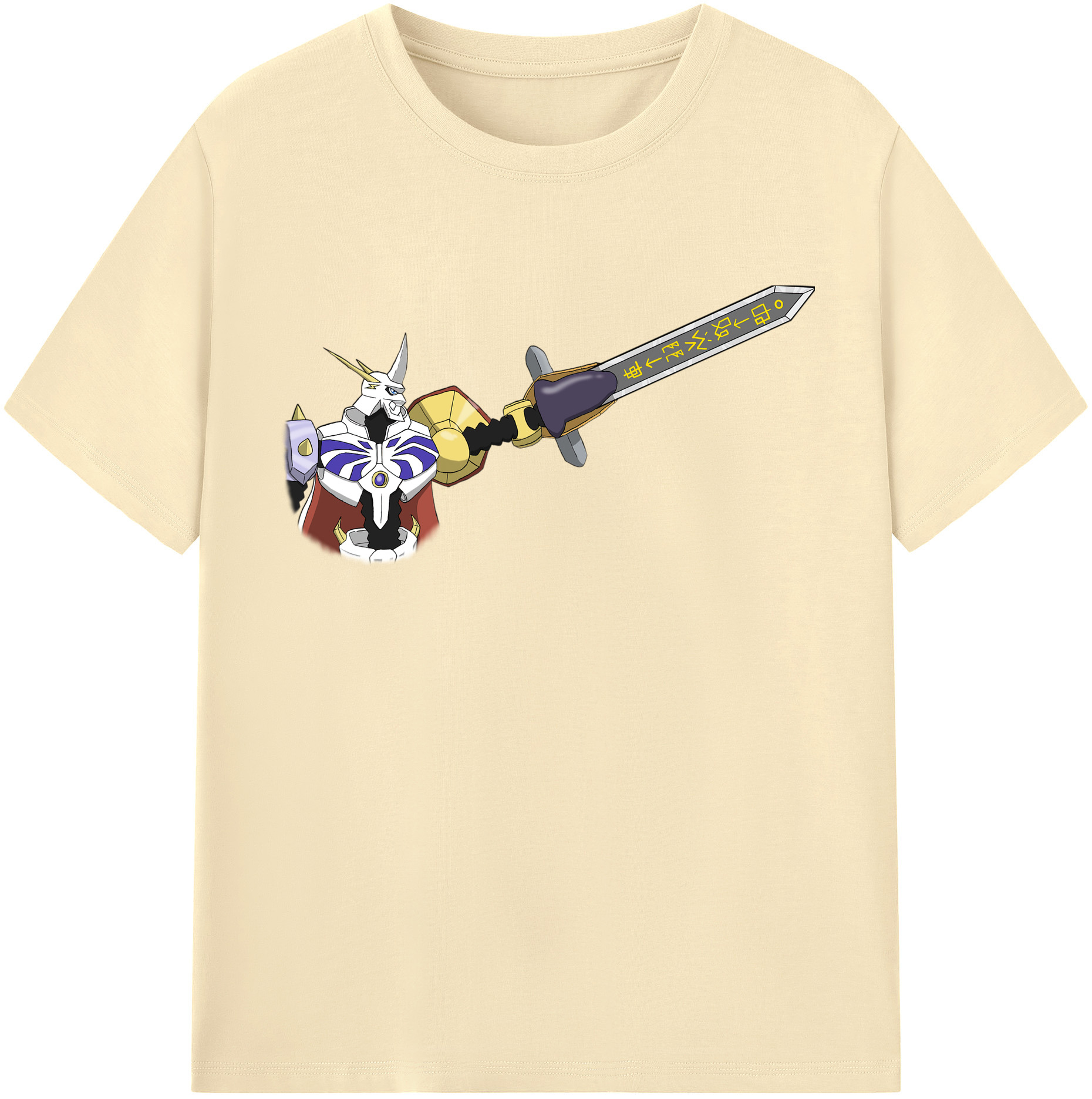 （画像用） Digimon デジタルモンスター/デジモン 綿100％半袖Tシャツ（フロントプリント）