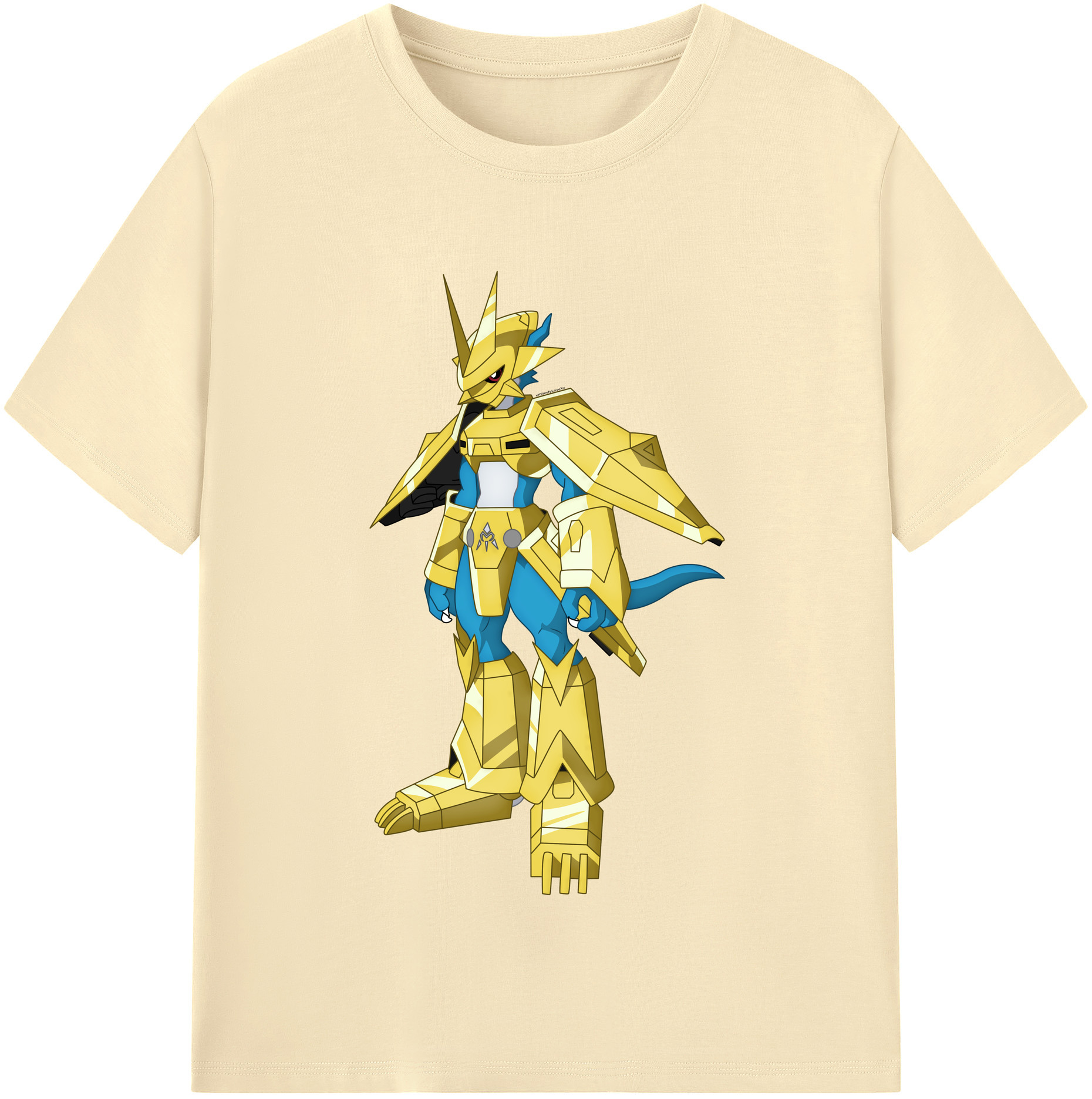 （画像用） Digimon デジタルモンスター/デジモン 綿100％半袖Tシャツ（フロントプリント）