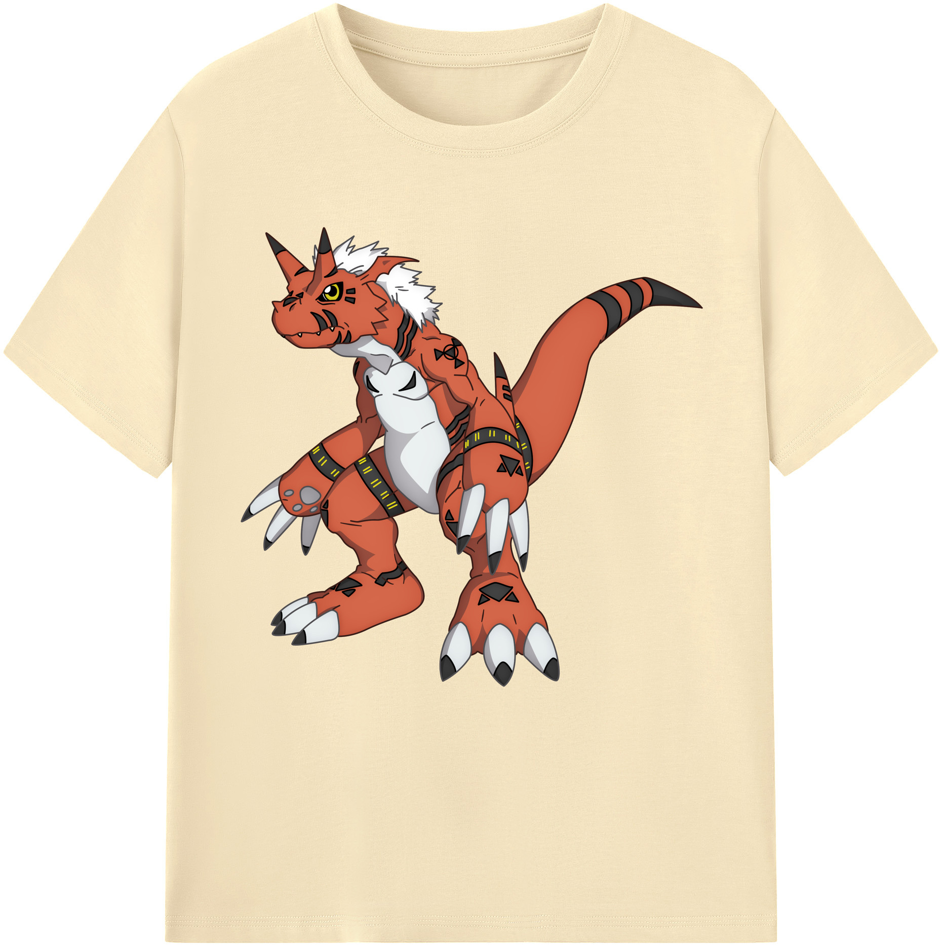 （画像用） Digimon デジタルモンスター/デジモン 綿100％半袖Tシャツ（フロントプリント）