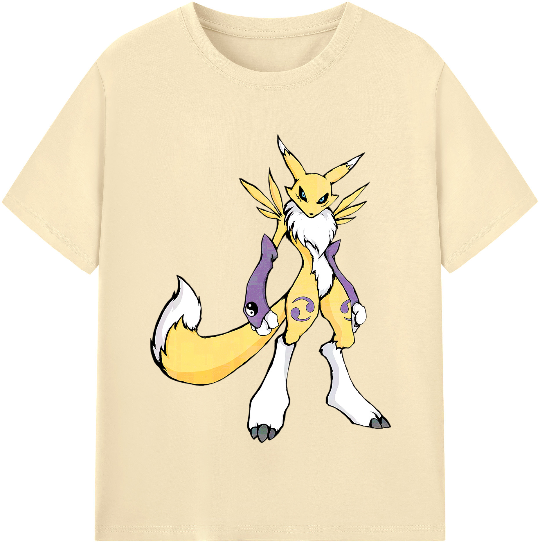（画像用） Digimon デジタルモンスター/デジモン 綿100％半袖Tシャツ（フロントプリント）