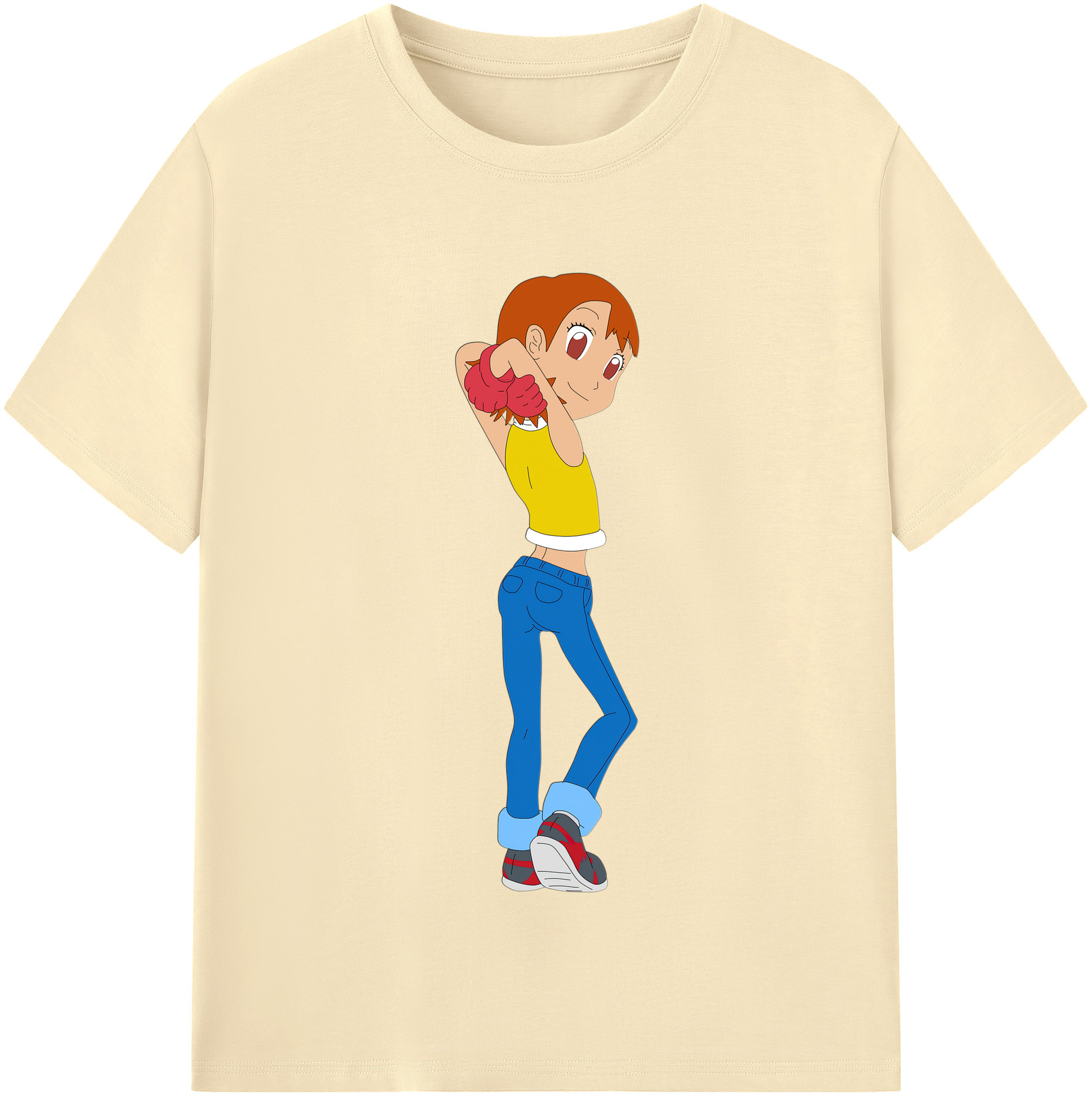 （画像用） Digimon デジタルモンスター/デジモン 綿100％半袖Tシャツ（フロントプリント）
