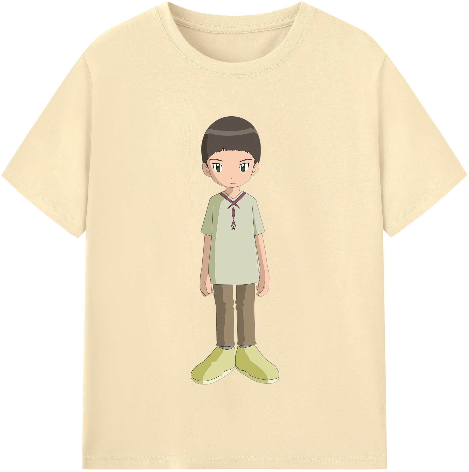 （画像用） Digimon デジタルモンスター/デジモン 綿100％半袖Tシャツ（フロントプリント）