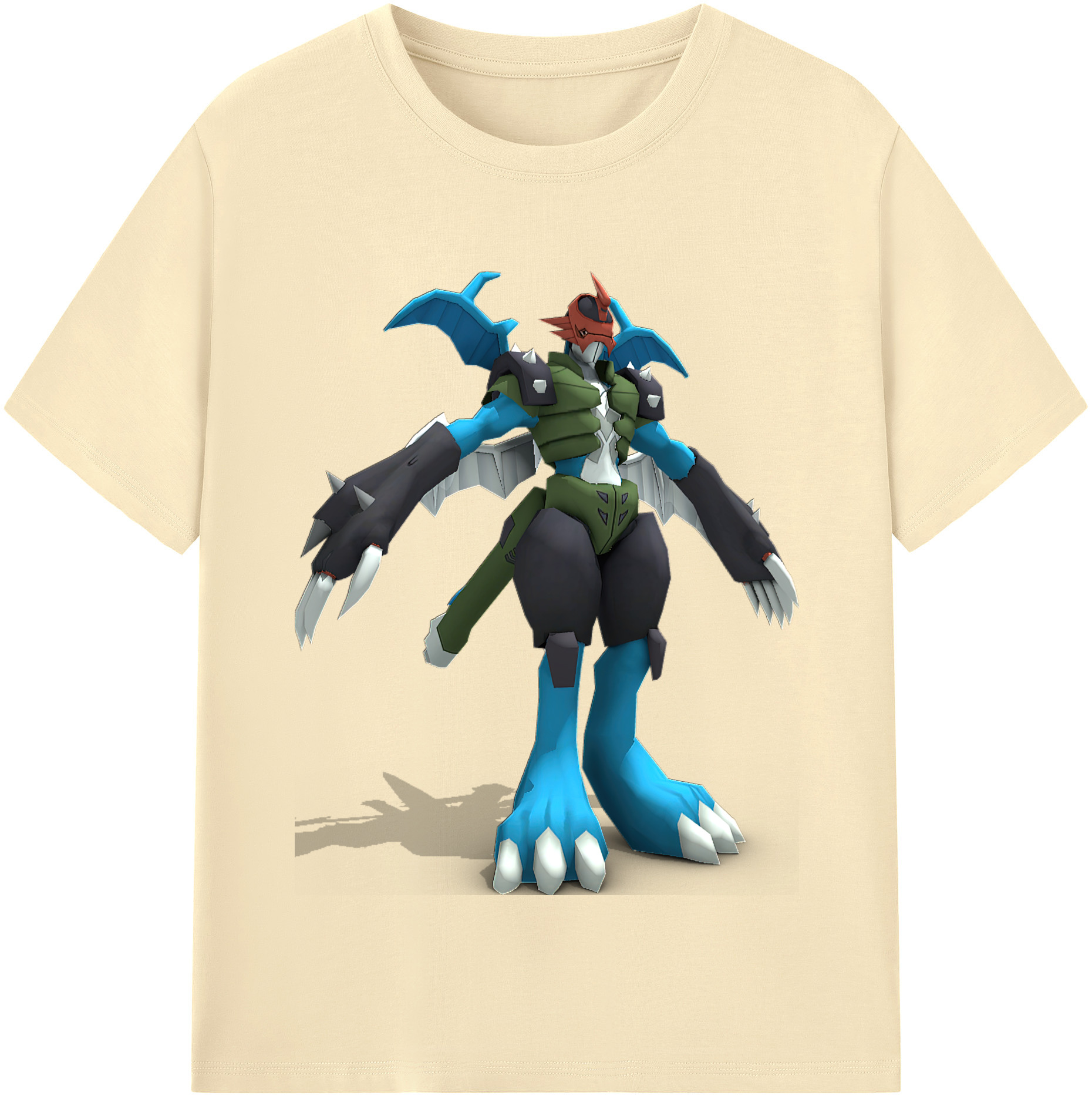 （画像用） Digimon デジタルモンスター/デジモン 綿100％半袖Tシャツ（フロントプリント）