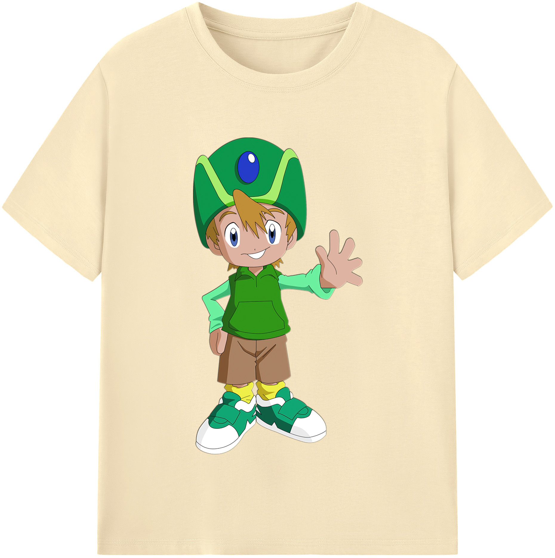 （画像用） Digimon デジタルモンスター/デジモン 綿100％半袖Tシャツ（フロントプリント）