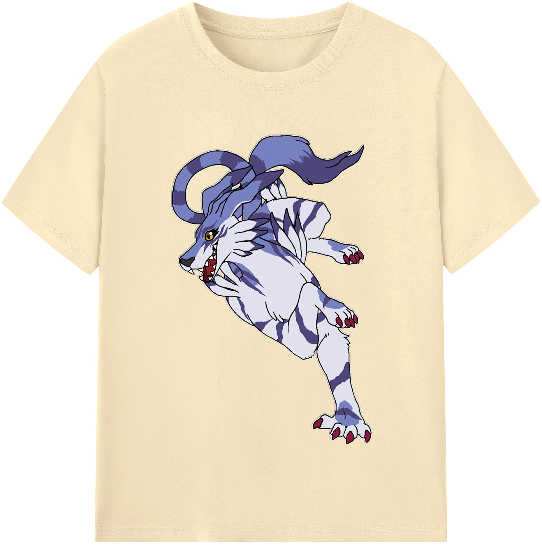 （画像用） Digimon デジタルモンスター/デジモン 綿100％半袖Tシャツ（フロントプリント）