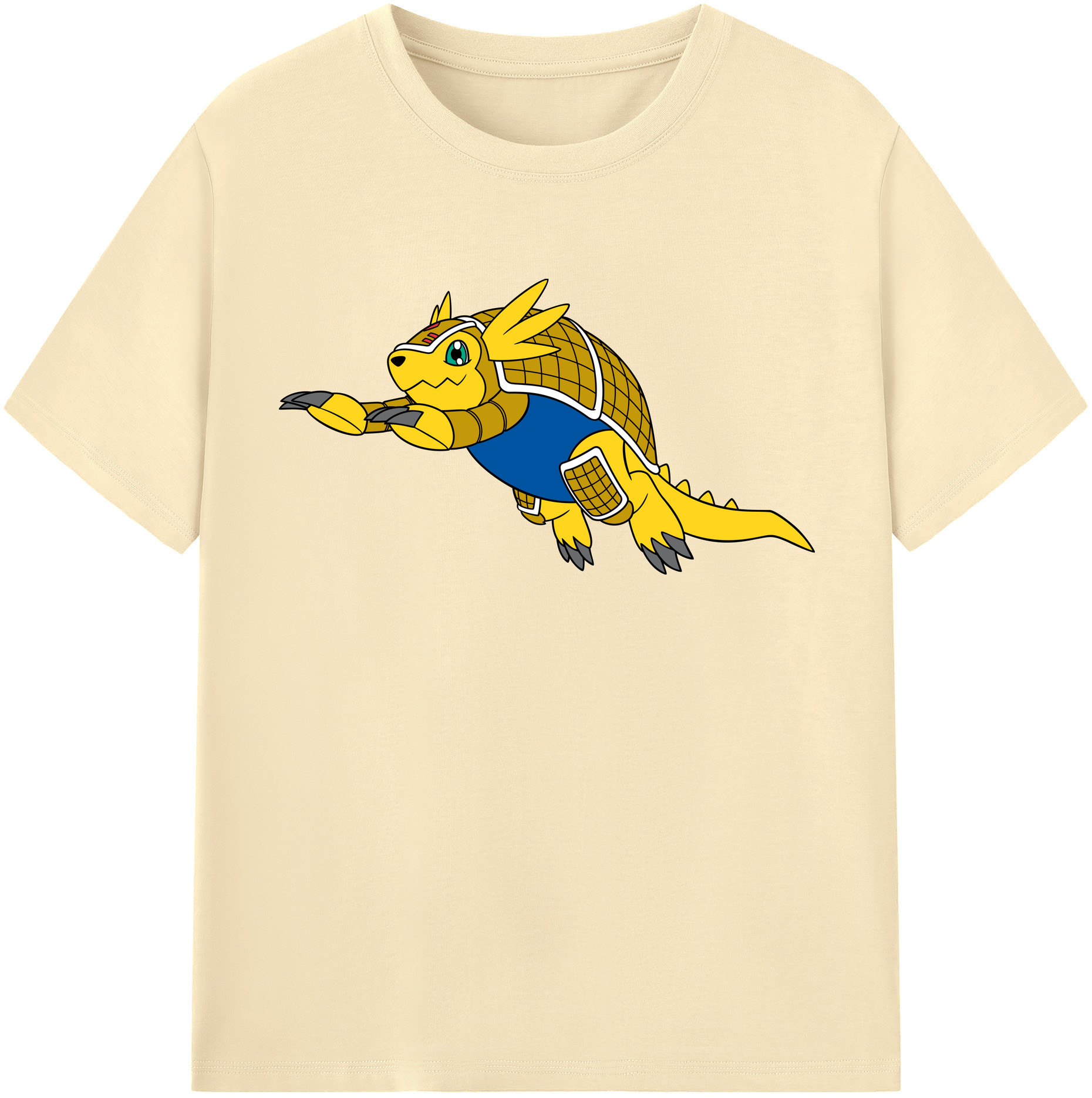（画像用） Digimon デジタルモンスター/デジモン 綿100％半袖Tシャツ（フロントプリント）