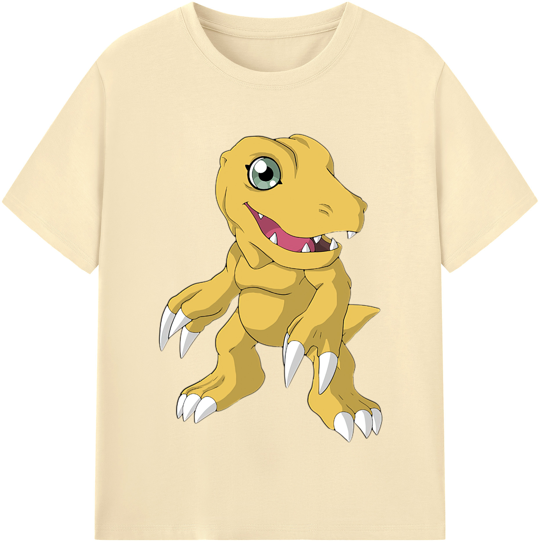 （画像用） Digimon デジタルモンスター/デジモン 綿100％半袖Tシャツ（フロントプリント）