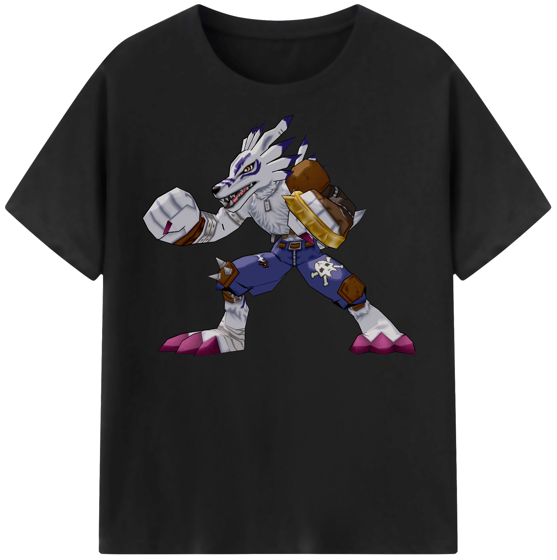 （画像用） Digimon デジタルモンスター/デジモン 綿100％半袖Tシャツ（フロントプリント）