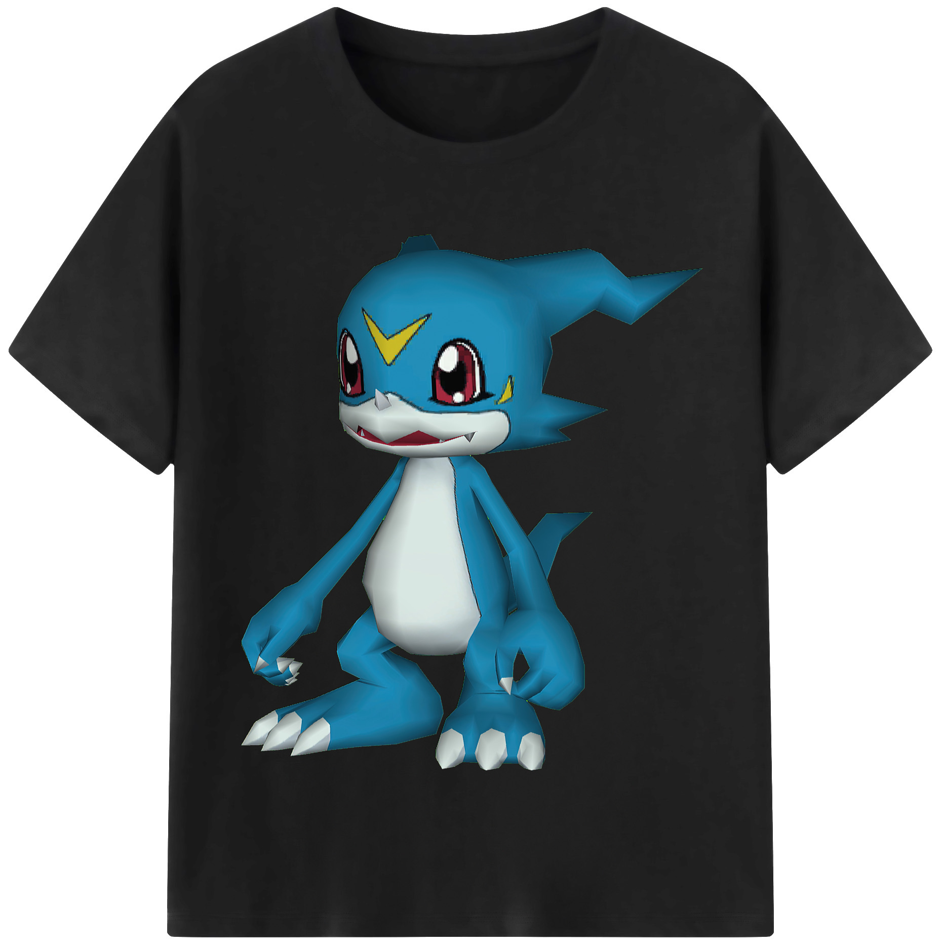 （画像用） Digimon デジタルモンスター/デジモン 綿100％半袖Tシャツ（フロントプリント）