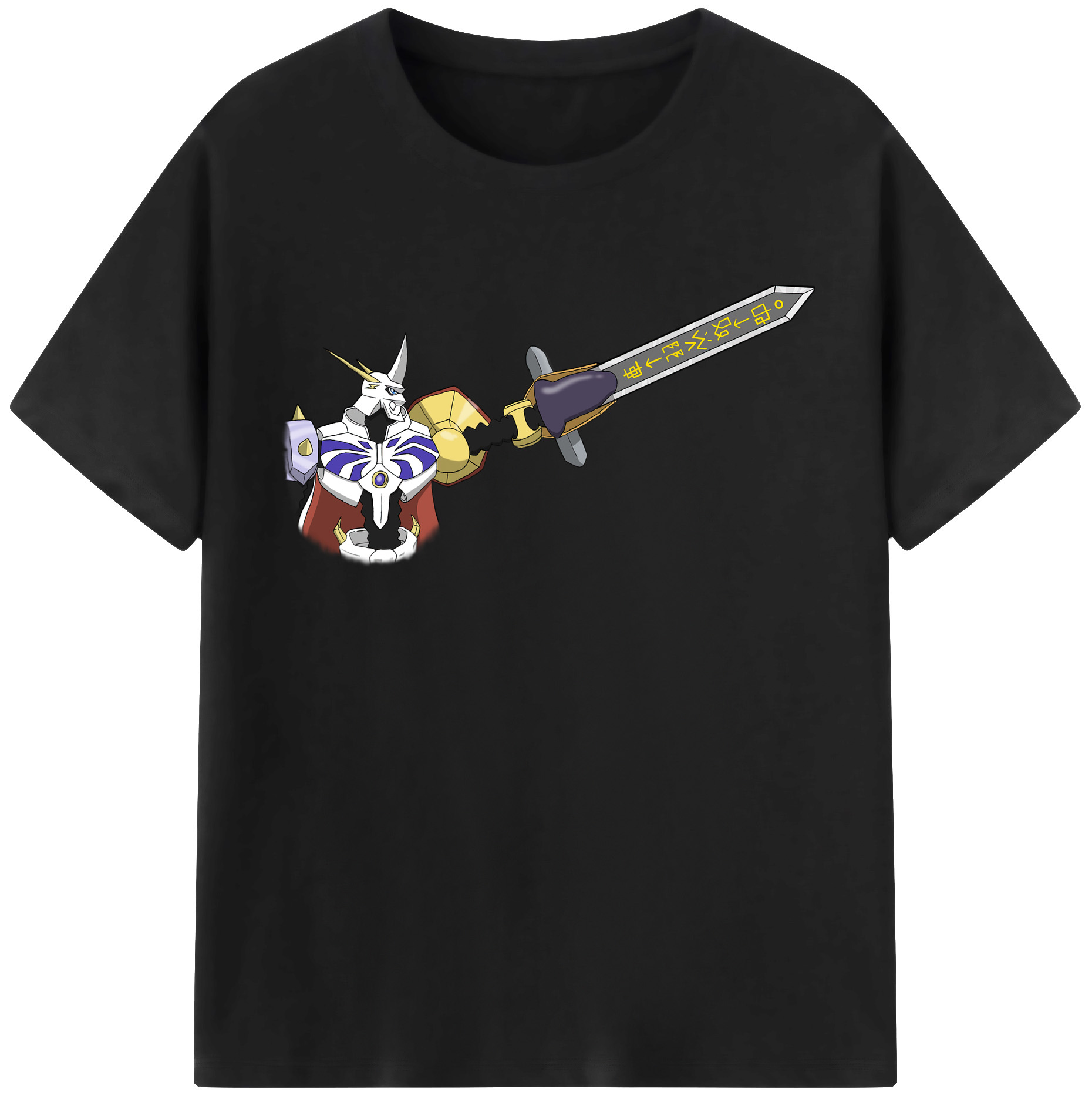 （画像用） Digimon デジタルモンスター/デジモン 綿100％半袖Tシャツ（フロントプリント）