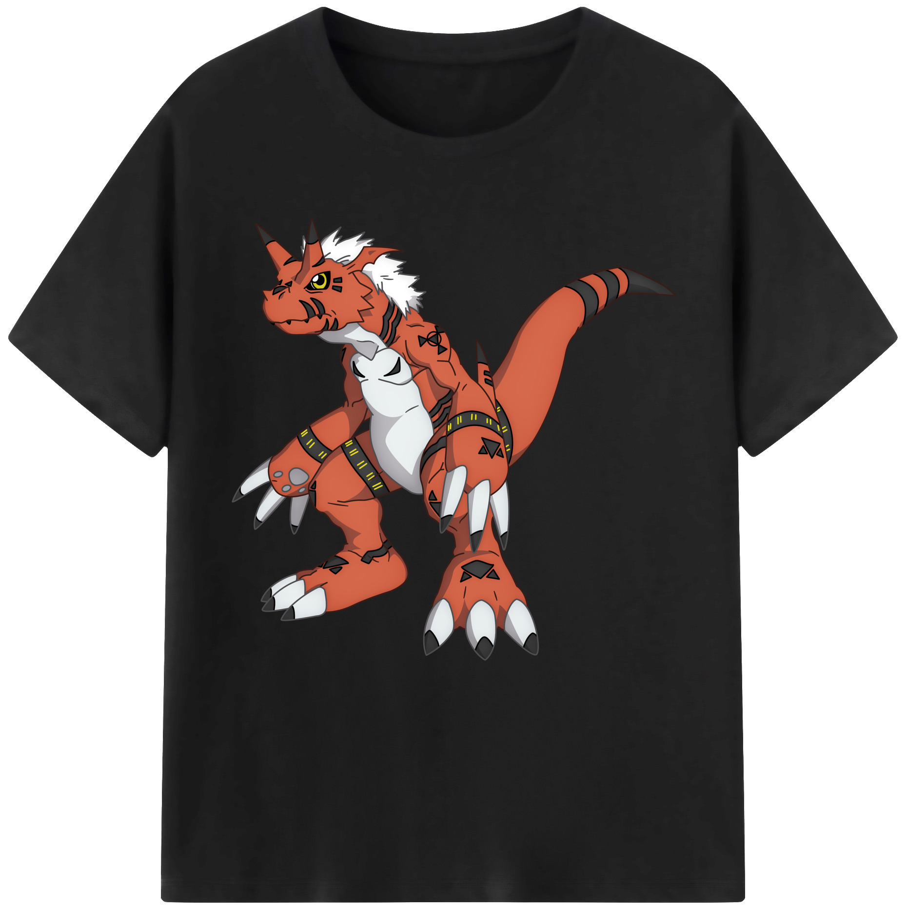 （画像用） Digimon デジタルモンスター/デジモン 綿100％半袖Tシャツ（フロントプリント）