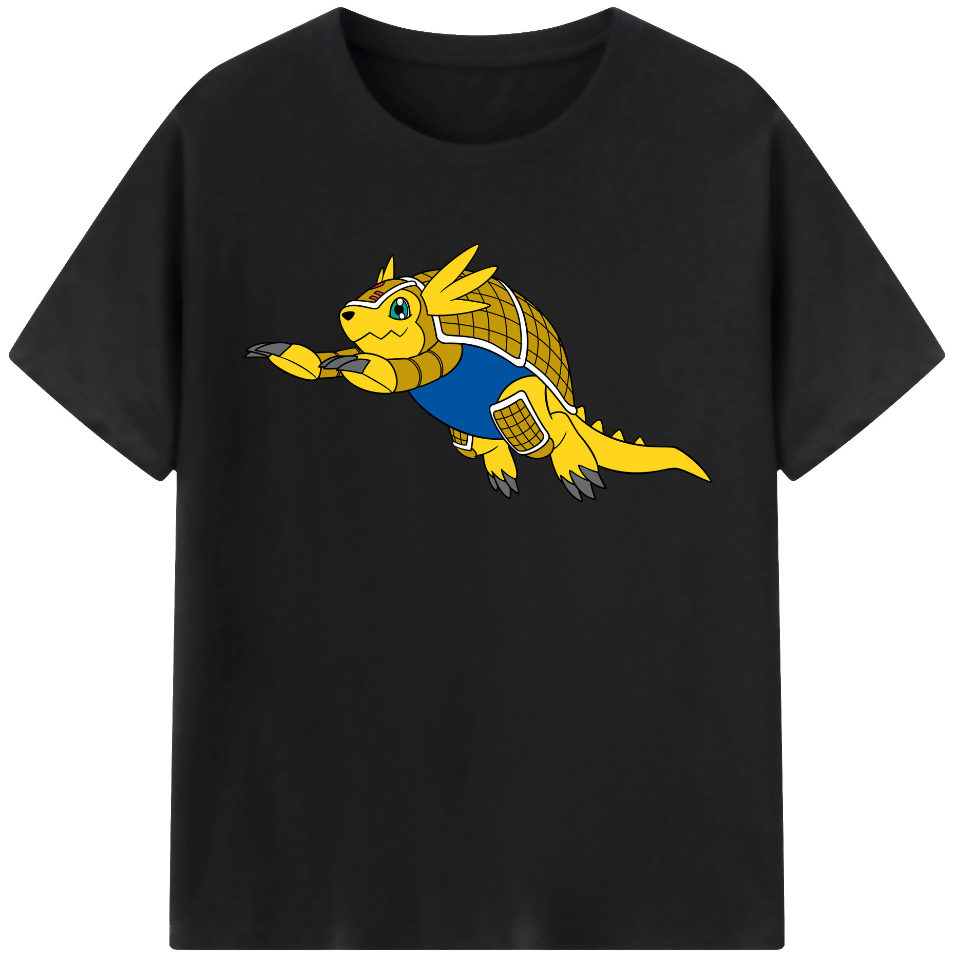 （画像用） Digimon デジタルモンスター/デジモン 綿100％半袖Tシャツ（フロントプリント）