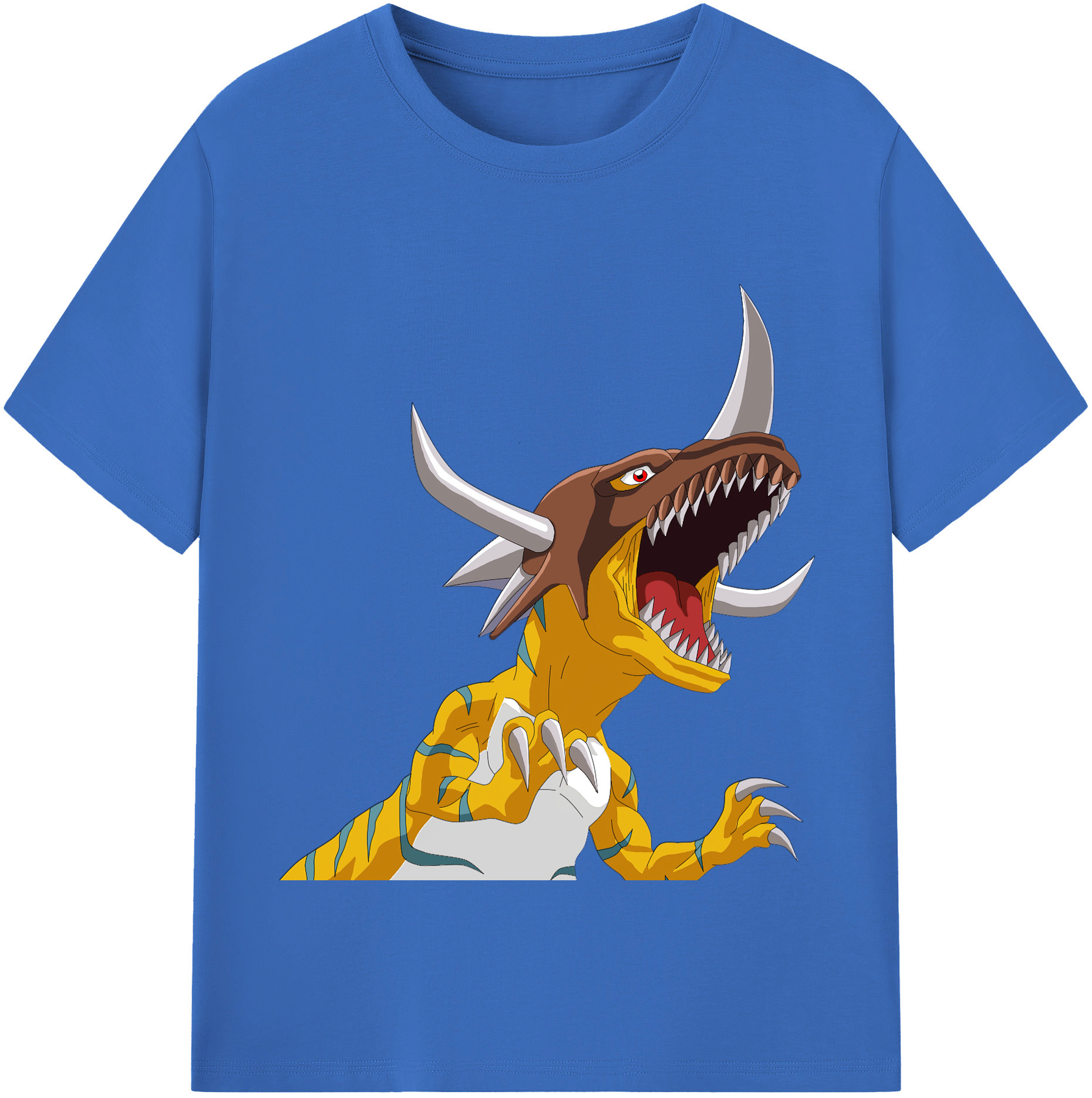 （画像用） Digimon デジタルモンスター/デジモン 綿100％半袖Tシャツ（フロントプリント）