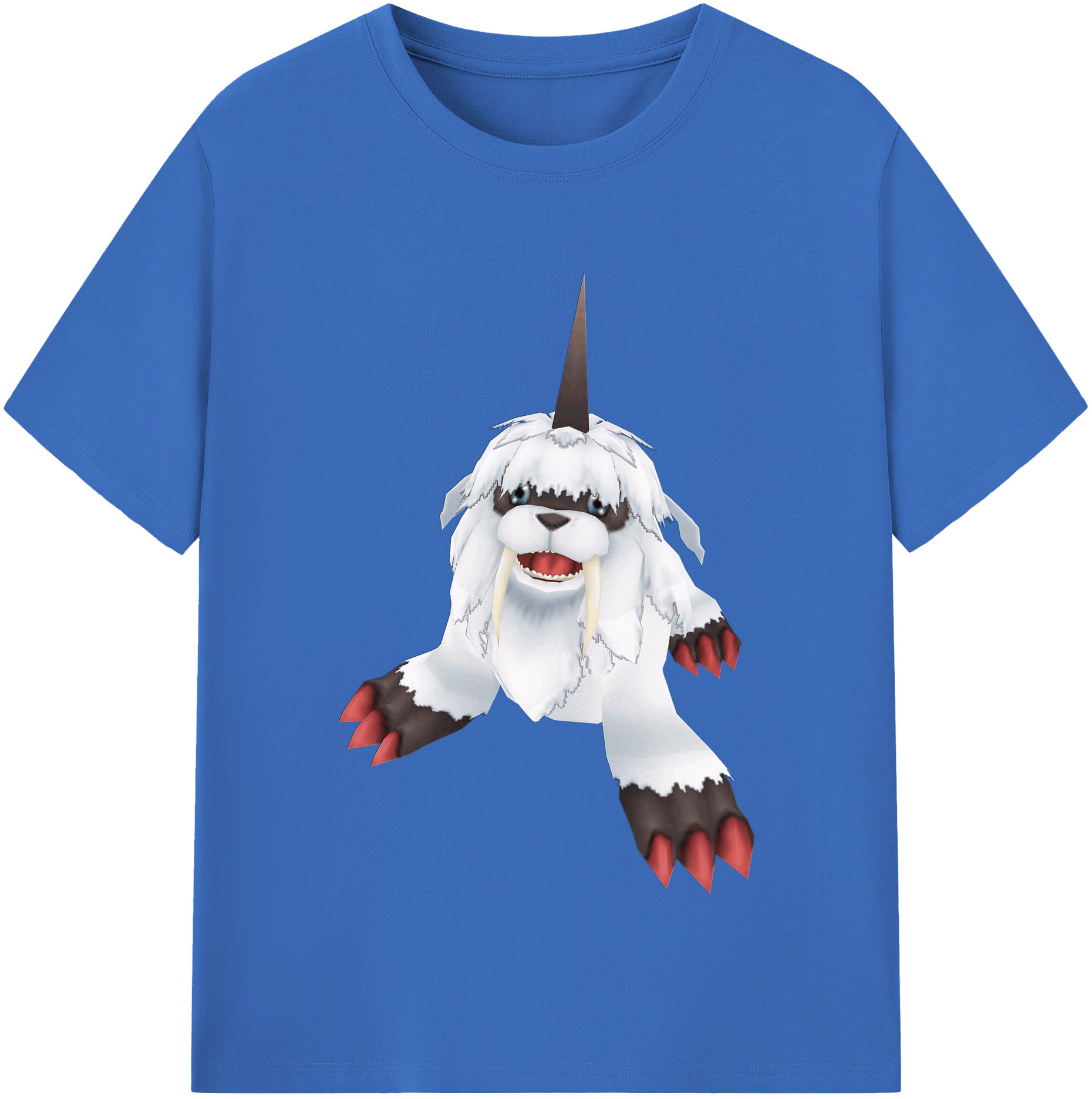 （画像用） Digimon デジタルモンスター/デジモン 綿100％半袖Tシャツ（フロントプリント）