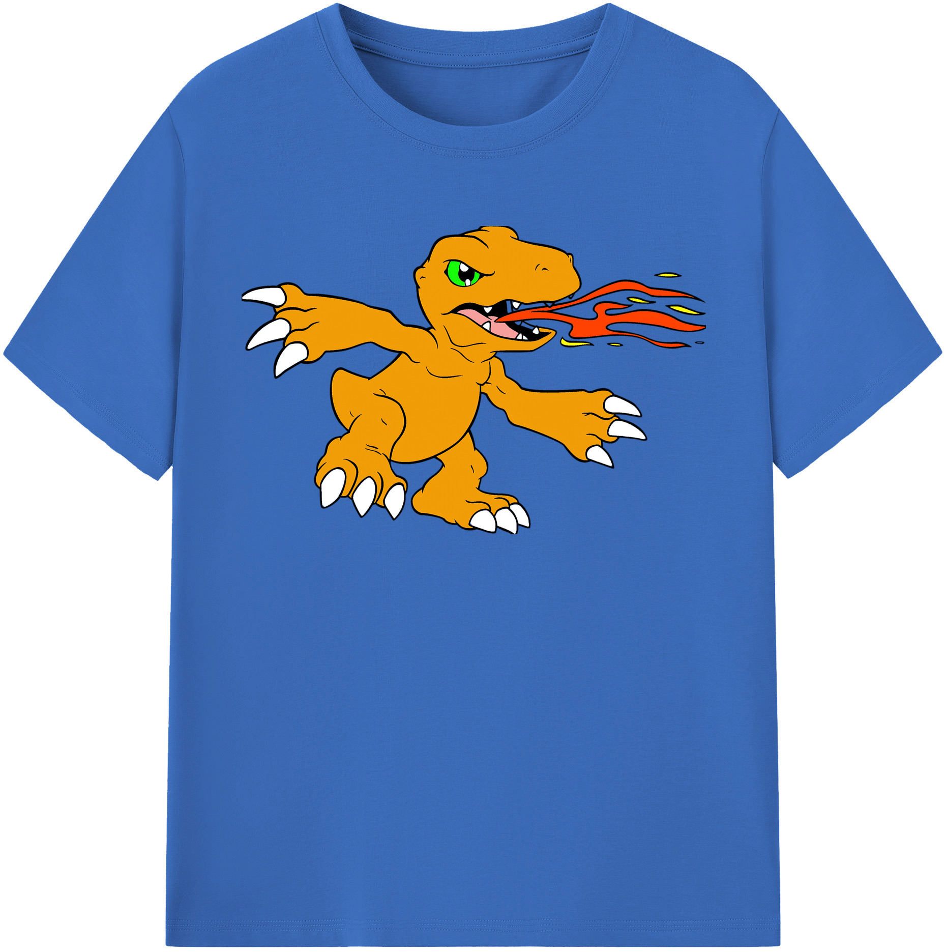 （画像用） Digimon デジタルモンスター/デジモン 綿100％半袖Tシャツ（フロントプリント）