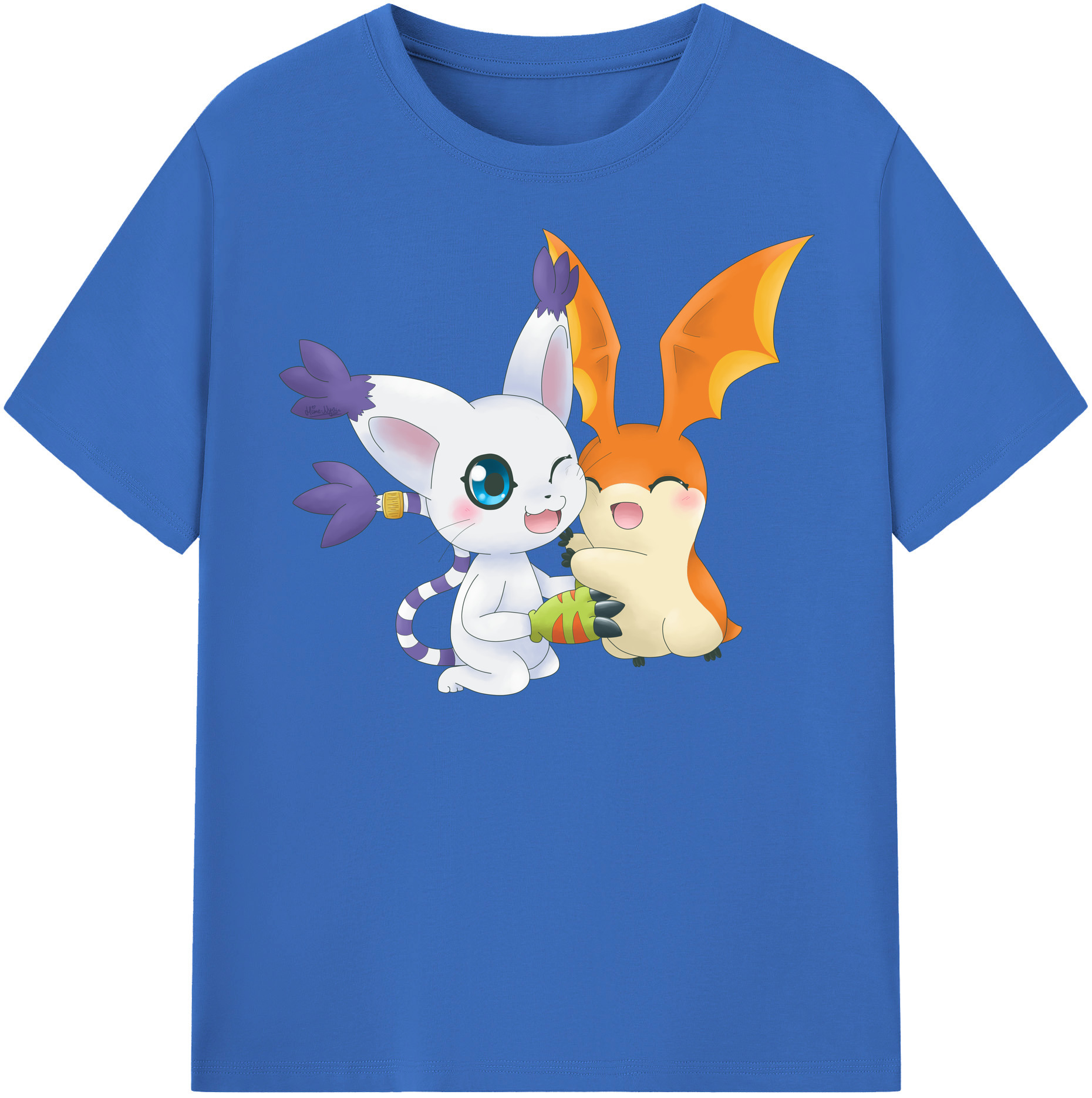 （画像用） Digimon デジタルモンスター/デジモン 綿100％半袖Tシャツ（フロントプリント）