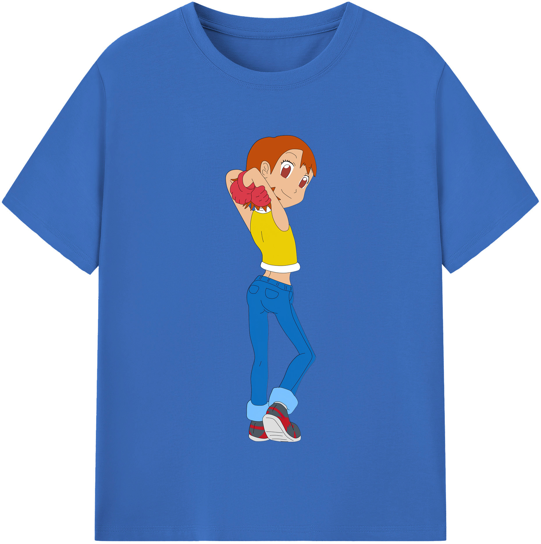 （画像用） Digimon デジタルモンスター/デジモン 綿100％半袖Tシャツ（フロントプリント）