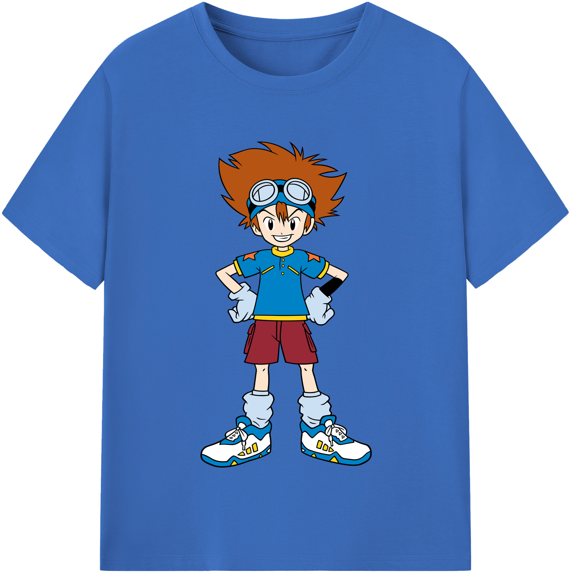 （画像用） Digimon デジタルモンスター/デジモン 綿100％半袖Tシャツ（フロントプリント）