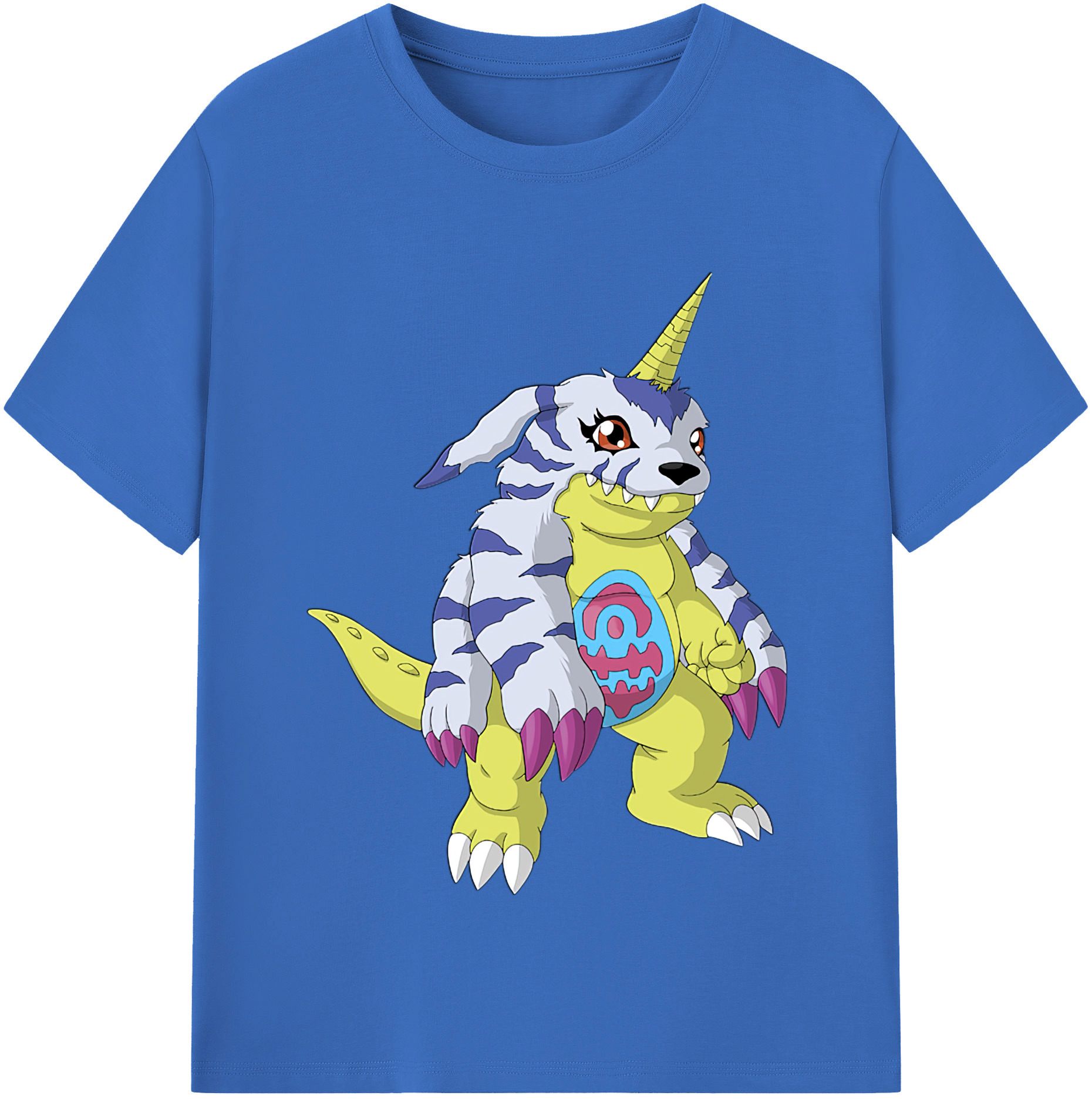 （画像用） Digimon デジタルモンスター/デジモン 綿100％半袖Tシャツ（フロントプリント）