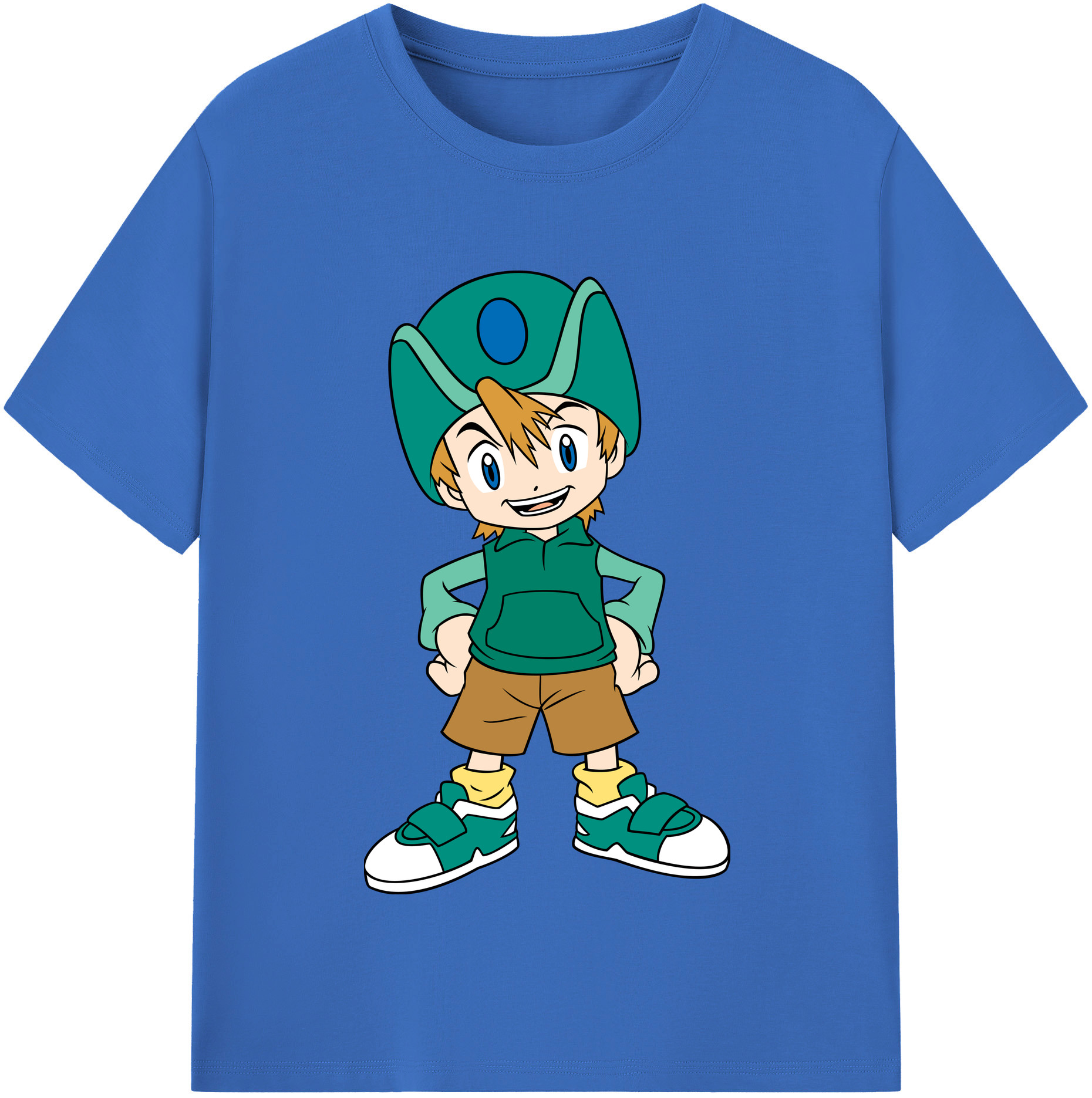 （画像用） Digimon デジタルモンスター/デジモン 綿100％半袖Tシャツ（フロントプリント）