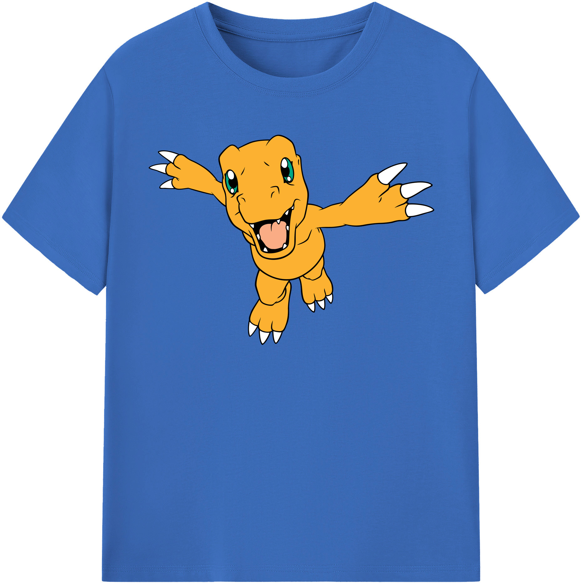 （画像用） Digimon デジタルモンスター/デジモン 綿100％半袖Tシャツ（フロントプリント）