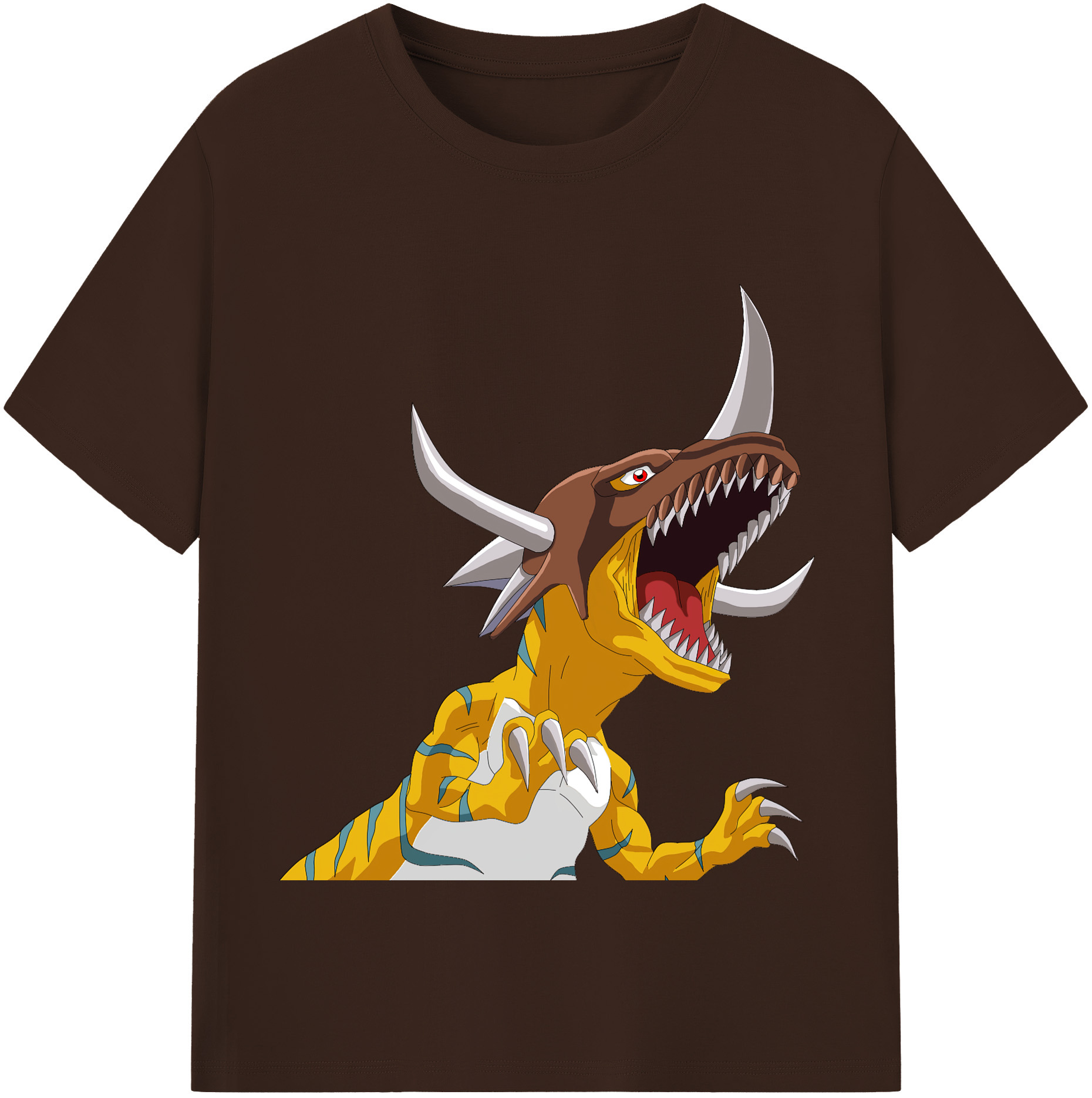 （画像用） Digimon デジタルモンスター/デジモン 綿100％半袖Tシャツ（フロントプリント）
