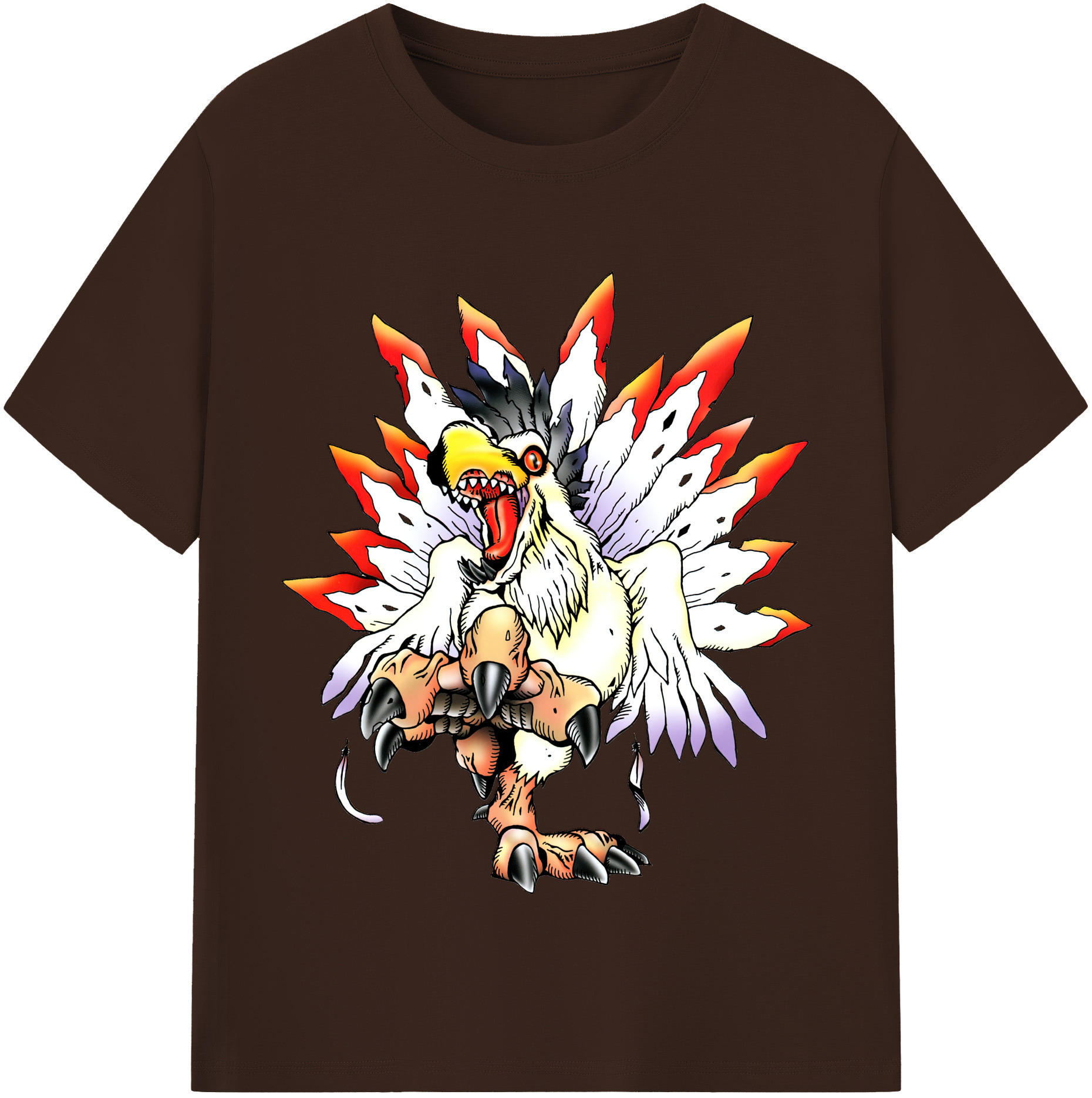 （画像用） Digimon デジタルモンスター/デジモン 綿100％半袖Tシャツ（フロントプリント）