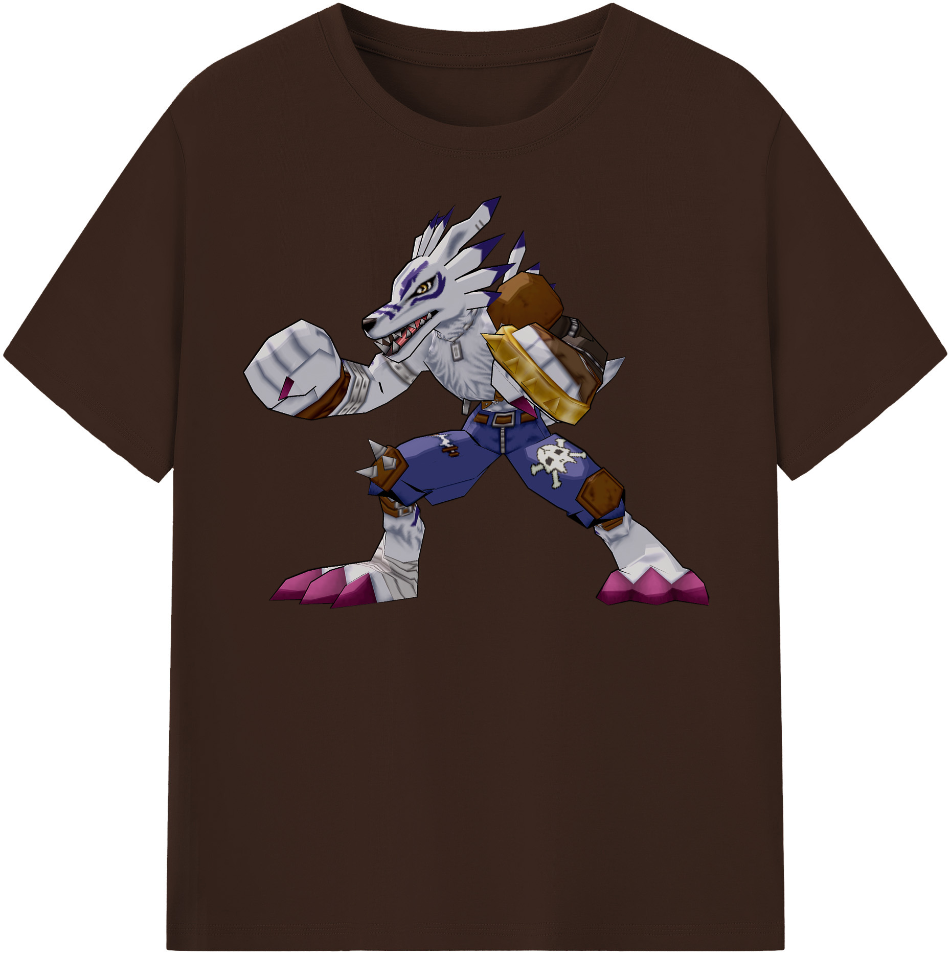 （画像用） Digimon デジタルモンスター/デジモン 綿100％半袖Tシャツ（フロントプリント）