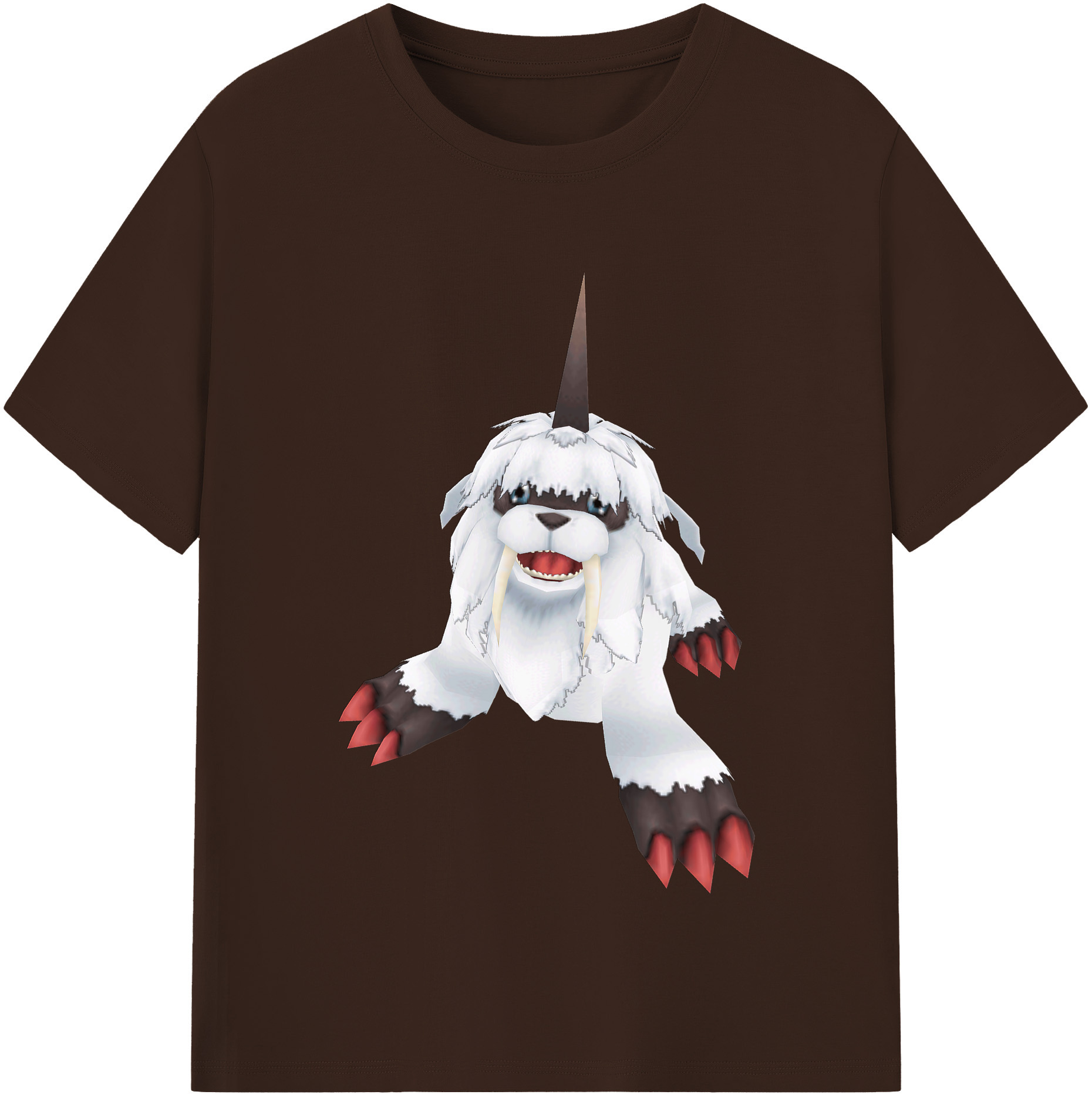 （画像用） Digimon デジタルモンスター/デジモン 綿100％半袖Tシャツ（フロントプリント）