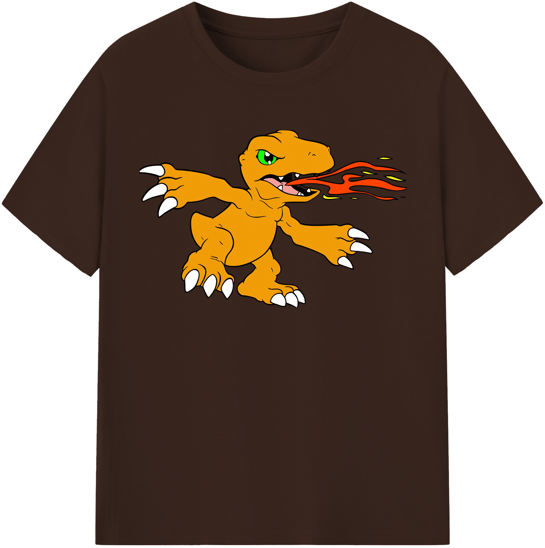 （画像用） Digimon デジタルモンスター/デジモン 綿100％半袖Tシャツ（フロントプリント）