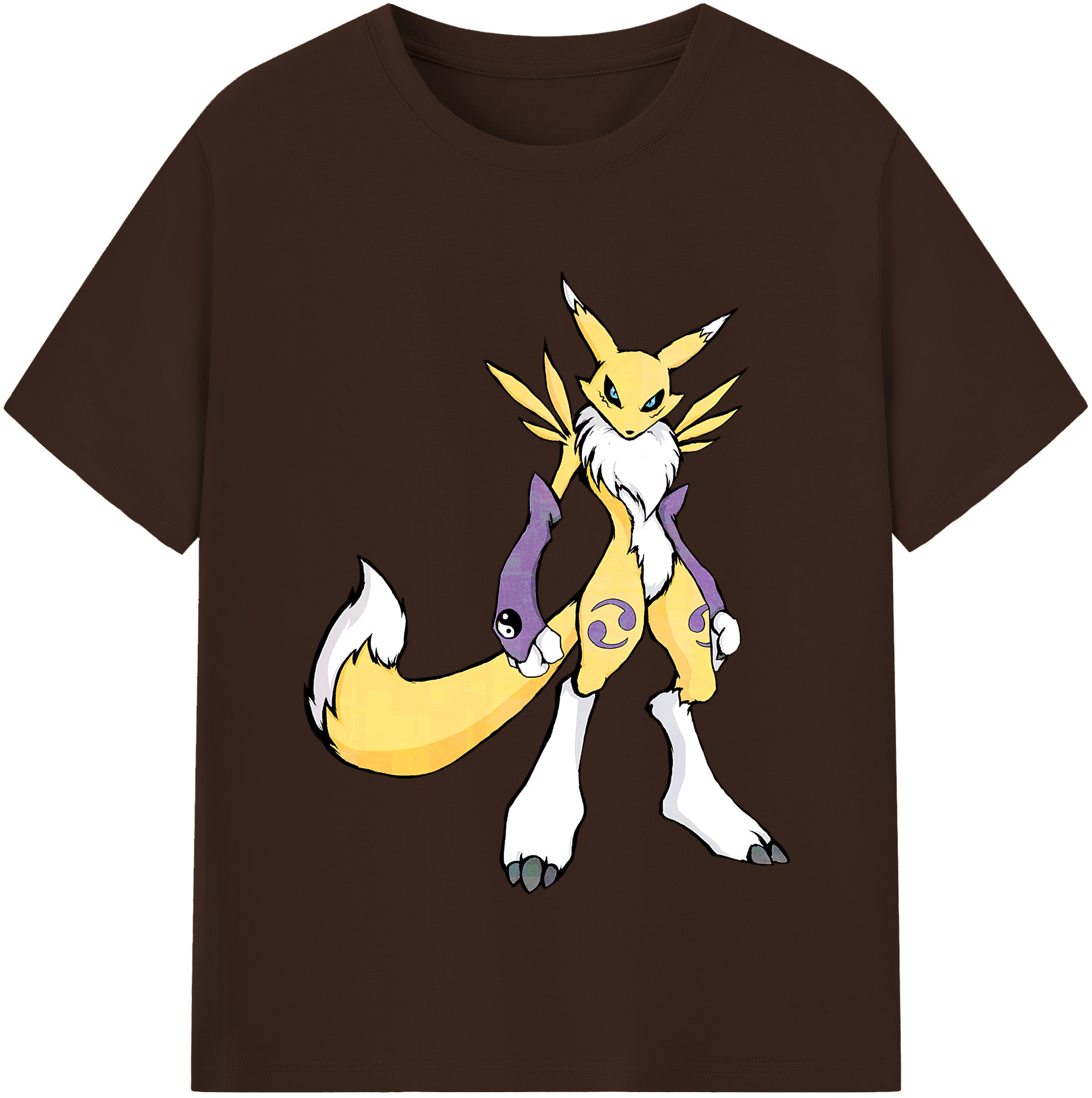 （画像用） Digimon デジタルモンスター/デジモン 綿100％半袖Tシャツ（フロントプリント）