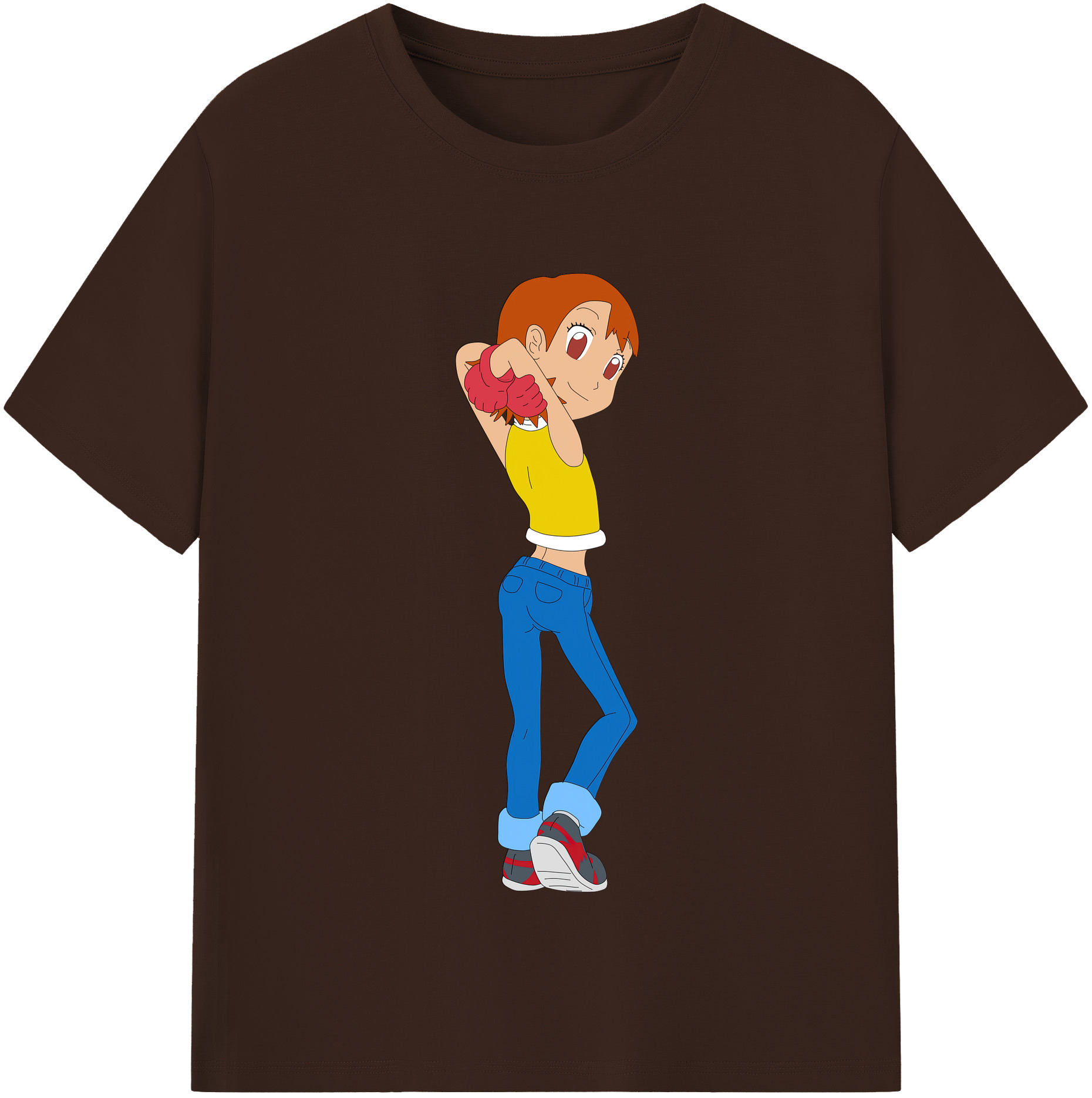 （画像用） Digimon デジタルモンスター/デジモン 綿100％半袖Tシャツ（フロントプリント）