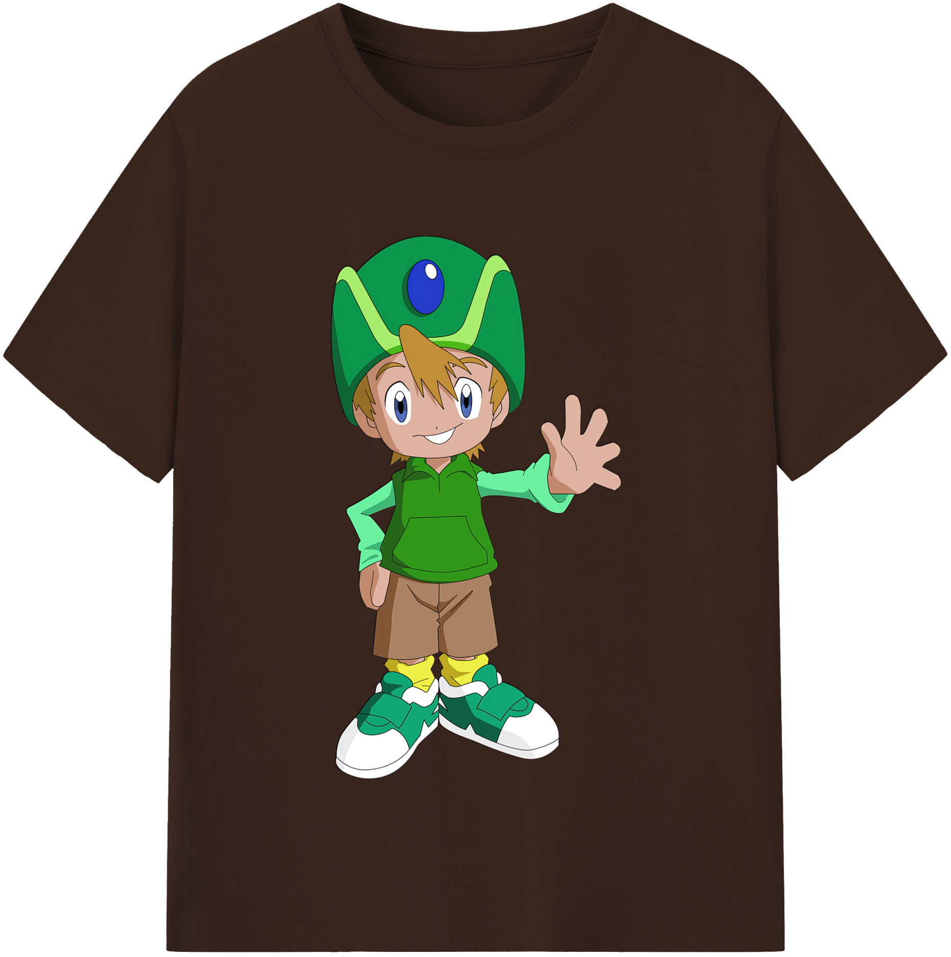 （画像用） Digimon デジタルモンスター/デジモン 綿100％半袖Tシャツ（フロントプリント）