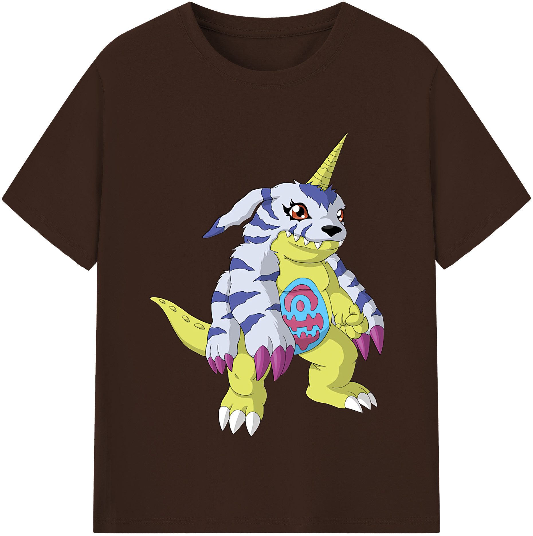 （画像用） Digimon デジタルモンスター/デジモン 綿100％半袖Tシャツ（フロントプリント）