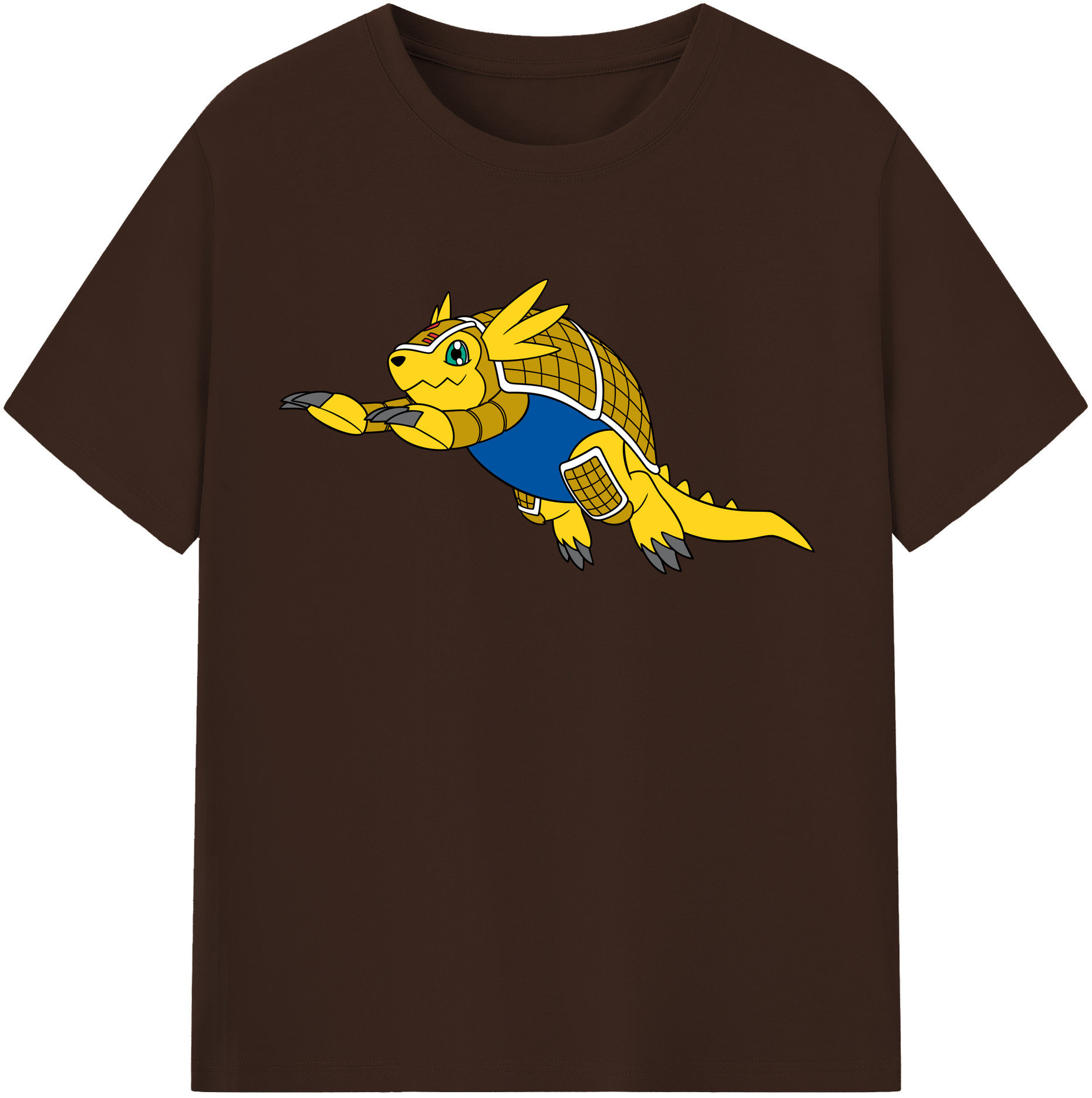 （画像用） Digimon デジタルモンスター/デジモン 綿100％半袖Tシャツ（フロントプリント）