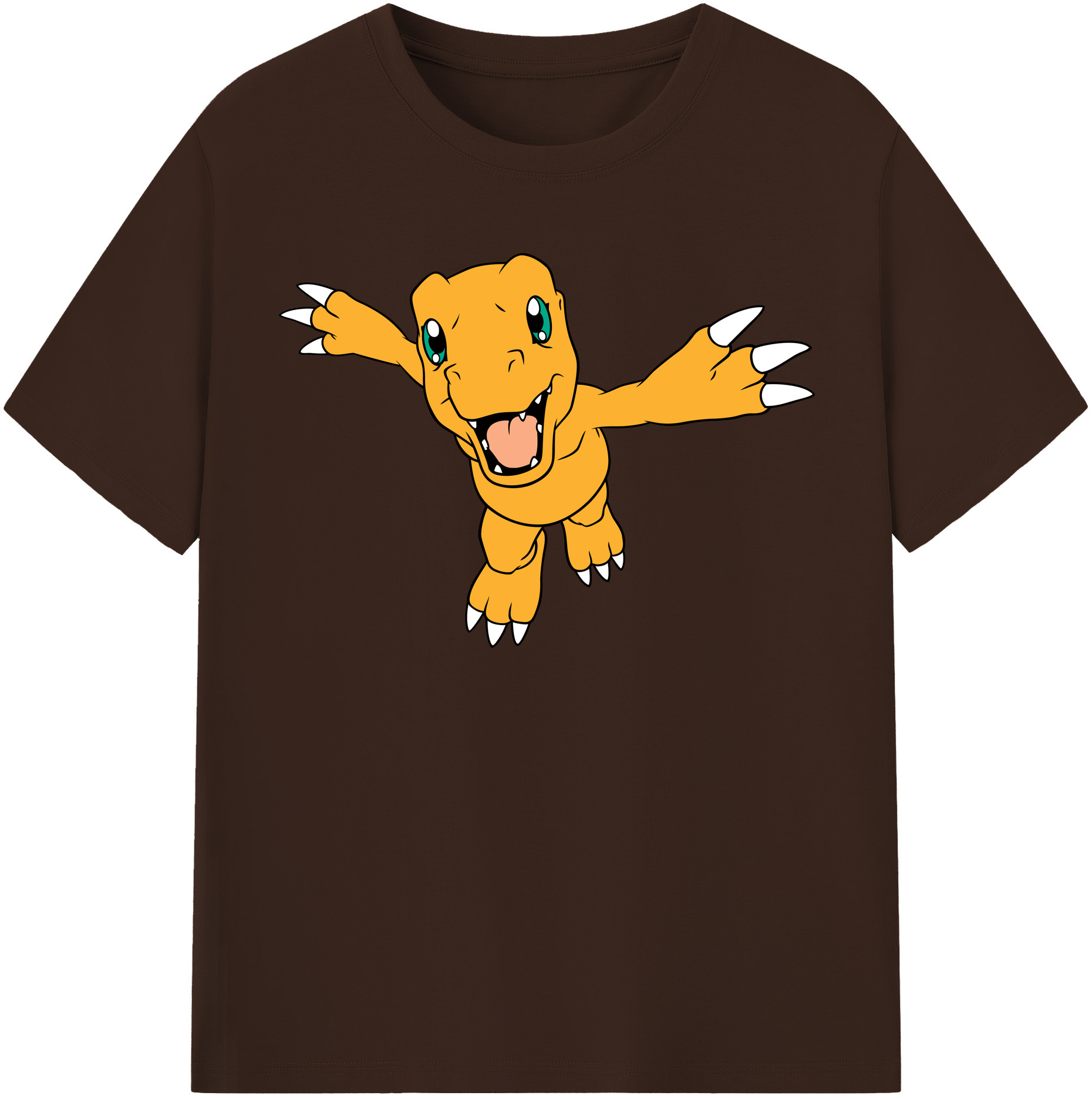 （画像用） Digimon デジタルモンスター/デジモン 綿100％半袖Tシャツ（フロントプリント）