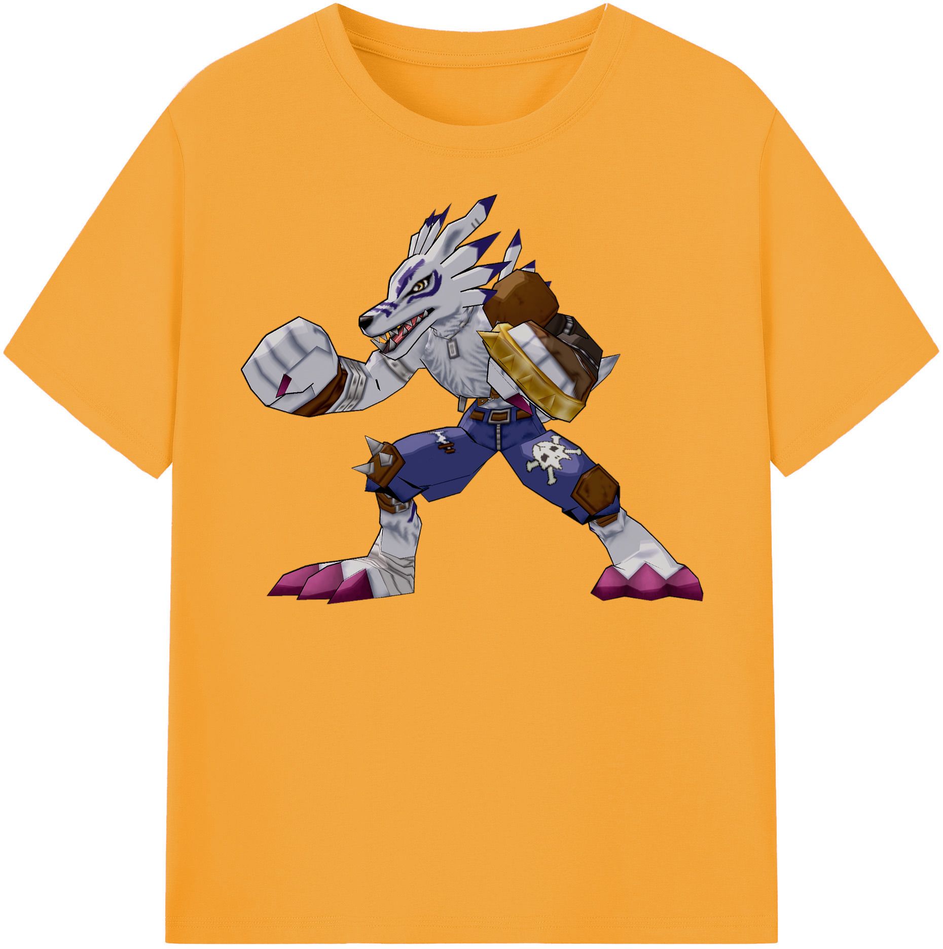 （画像用） Digimon デジタルモンスター/デジモン 綿100％半袖Tシャツ（フロントプリント）