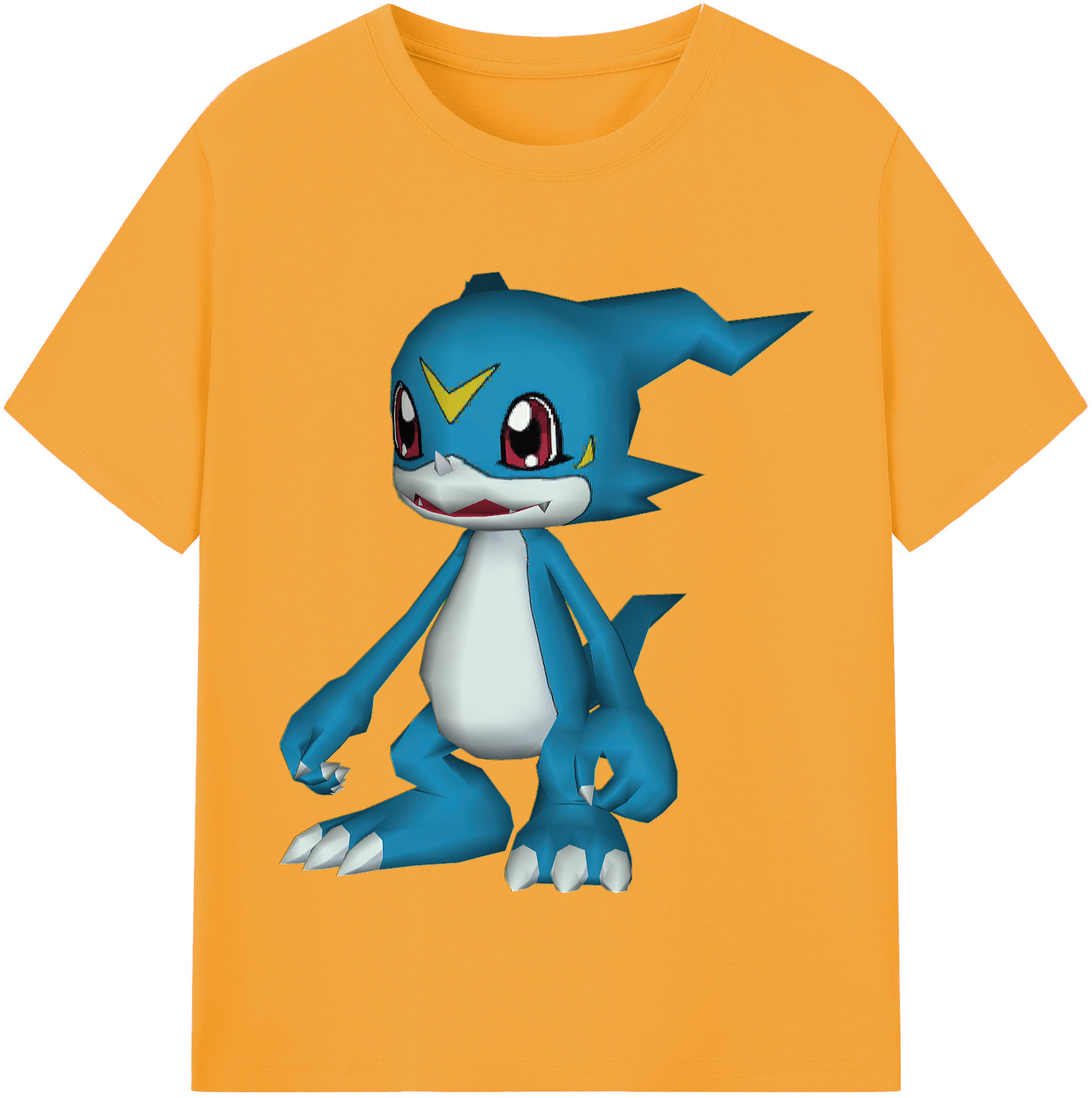 （画像用） Digimon デジタルモンスター/デジモン 綿100％半袖Tシャツ（フロントプリント）