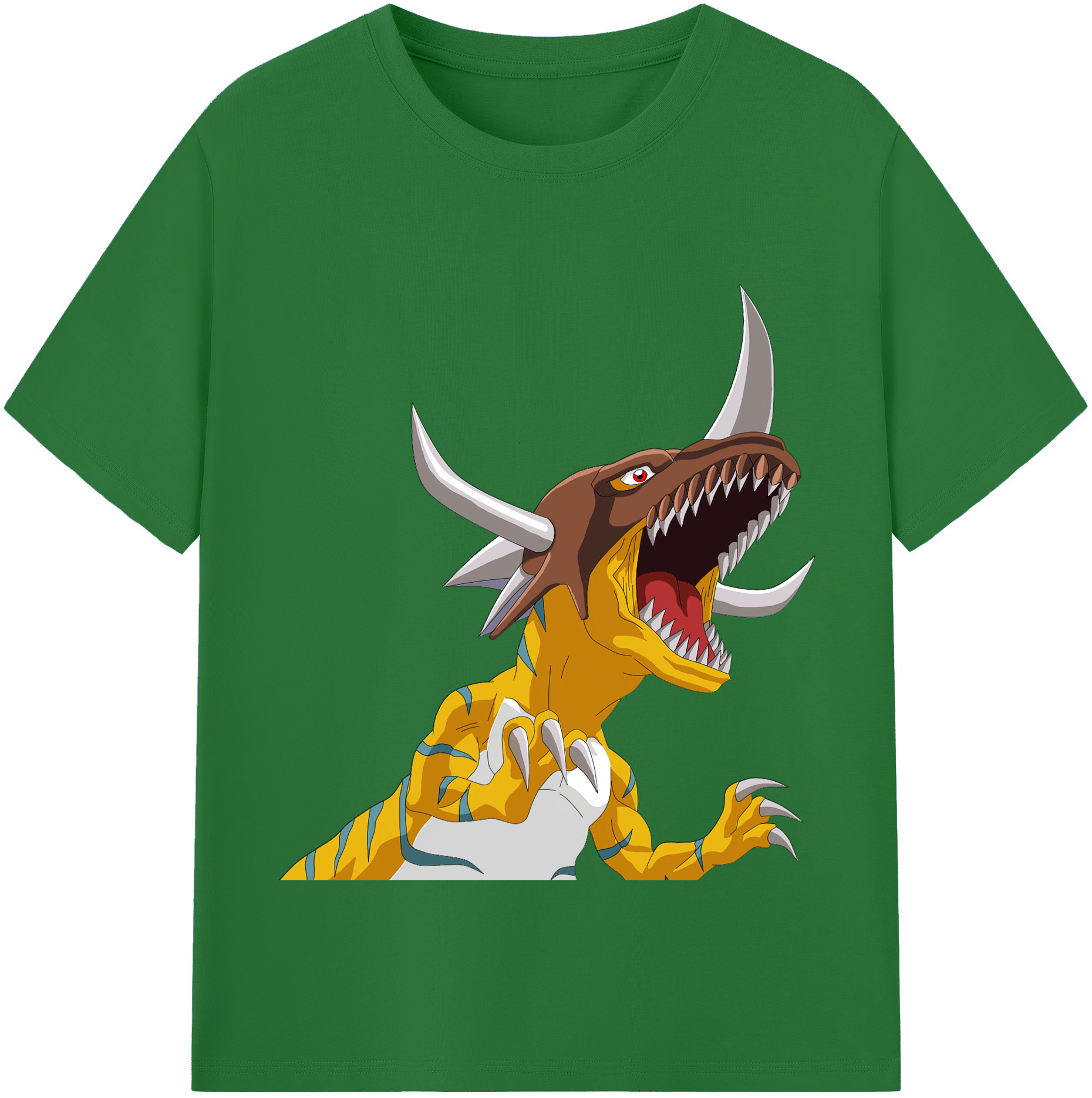 （画像用） Digimon デジタルモンスター/デジモン 綿100％半袖Tシャツ（フロントプリント）