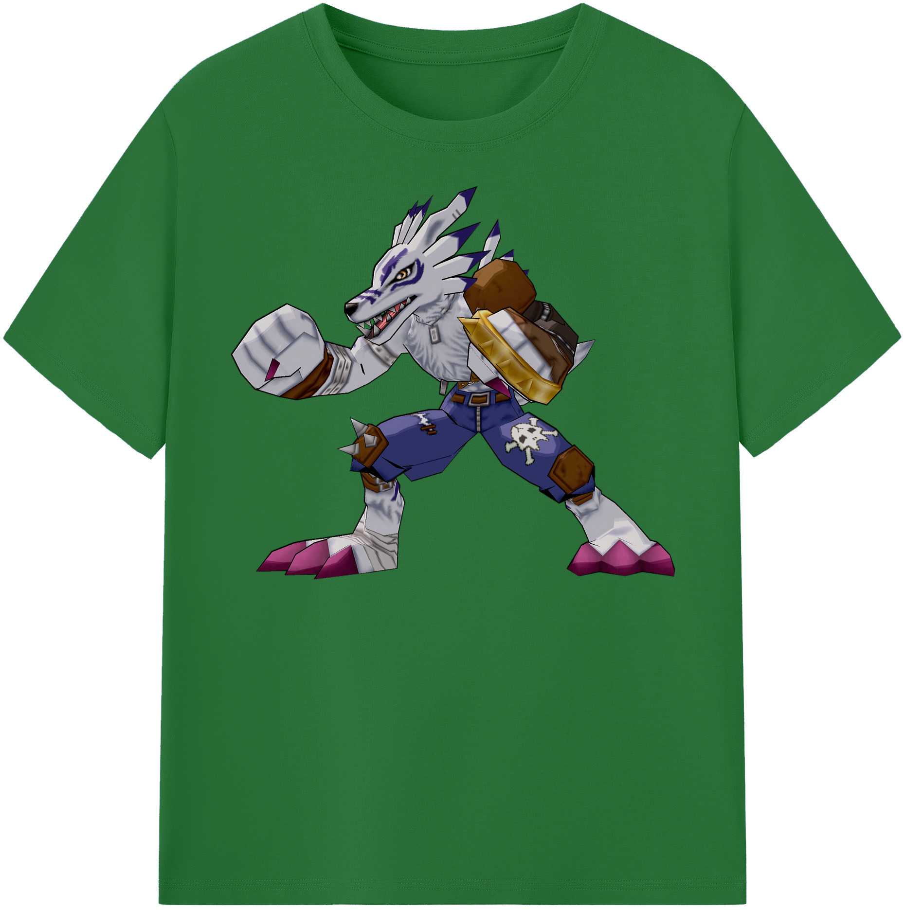 （画像用） Digimon デジタルモンスター/デジモン 綿100％半袖Tシャツ（フロントプリント）