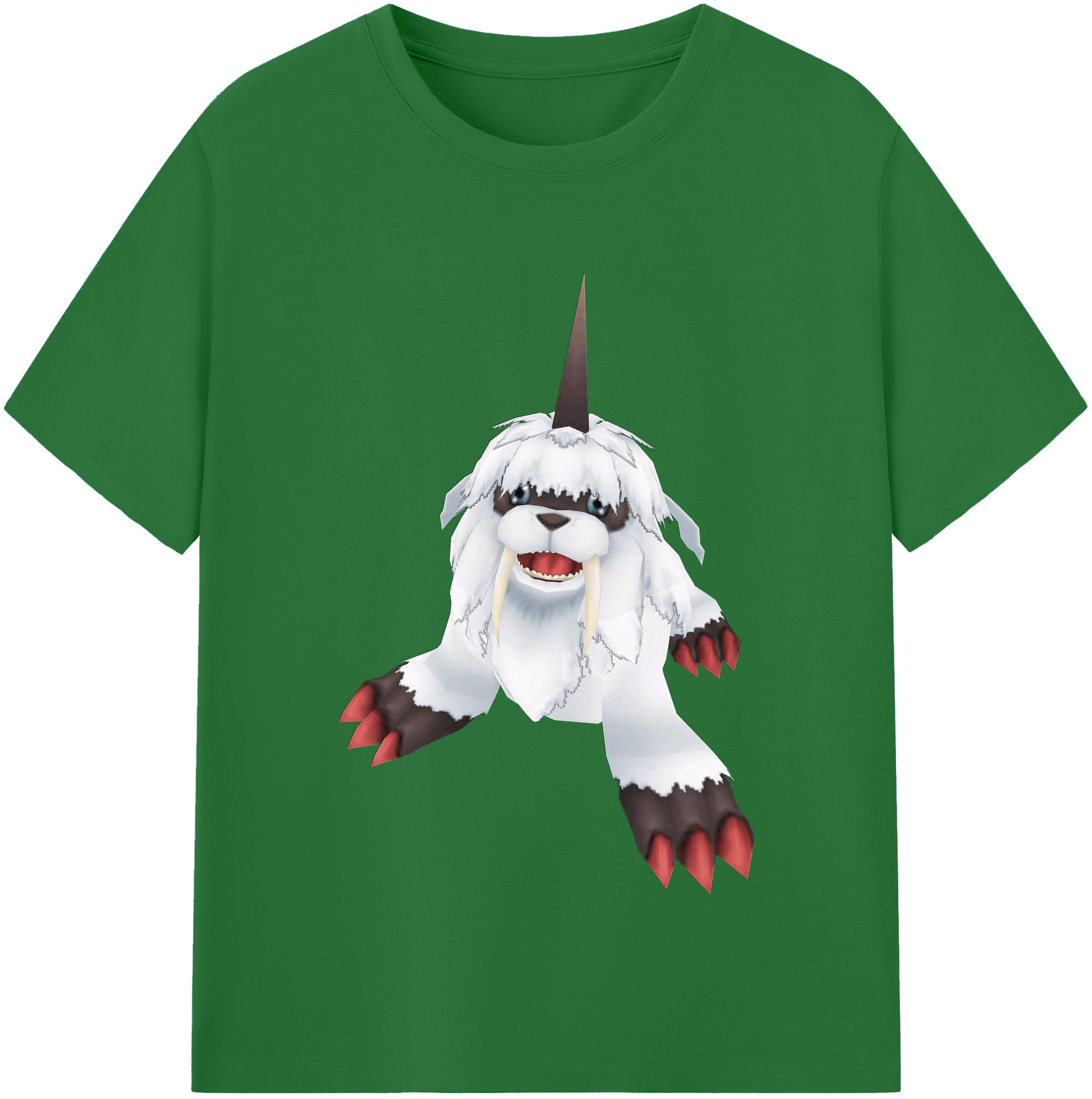 （画像用） Digimon デジタルモンスター/デジモン 綿100％半袖Tシャツ（フロントプリント）
