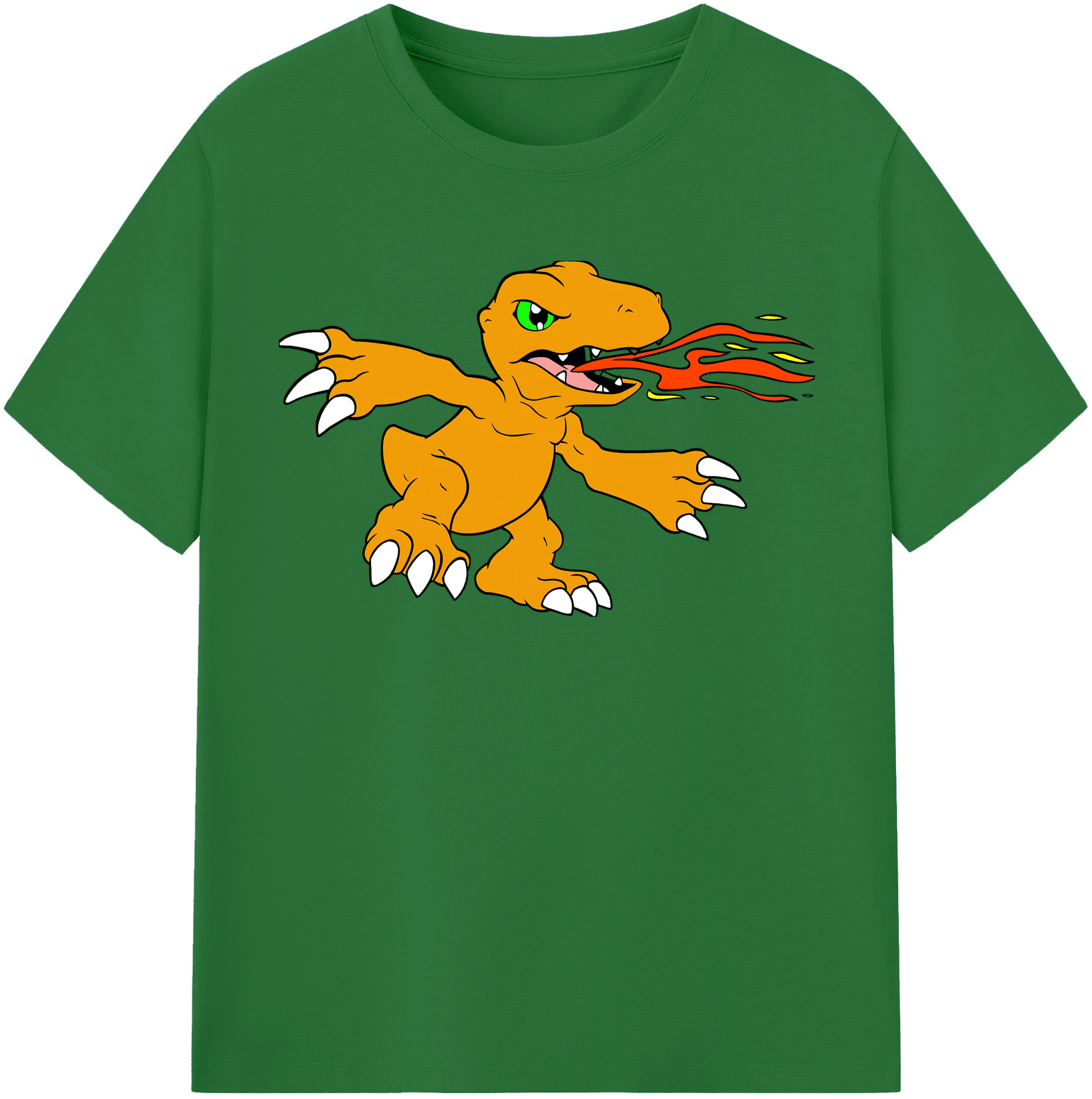 （画像用） Digimon デジタルモンスター/デジモン 綿100％半袖Tシャツ（フロントプリント）