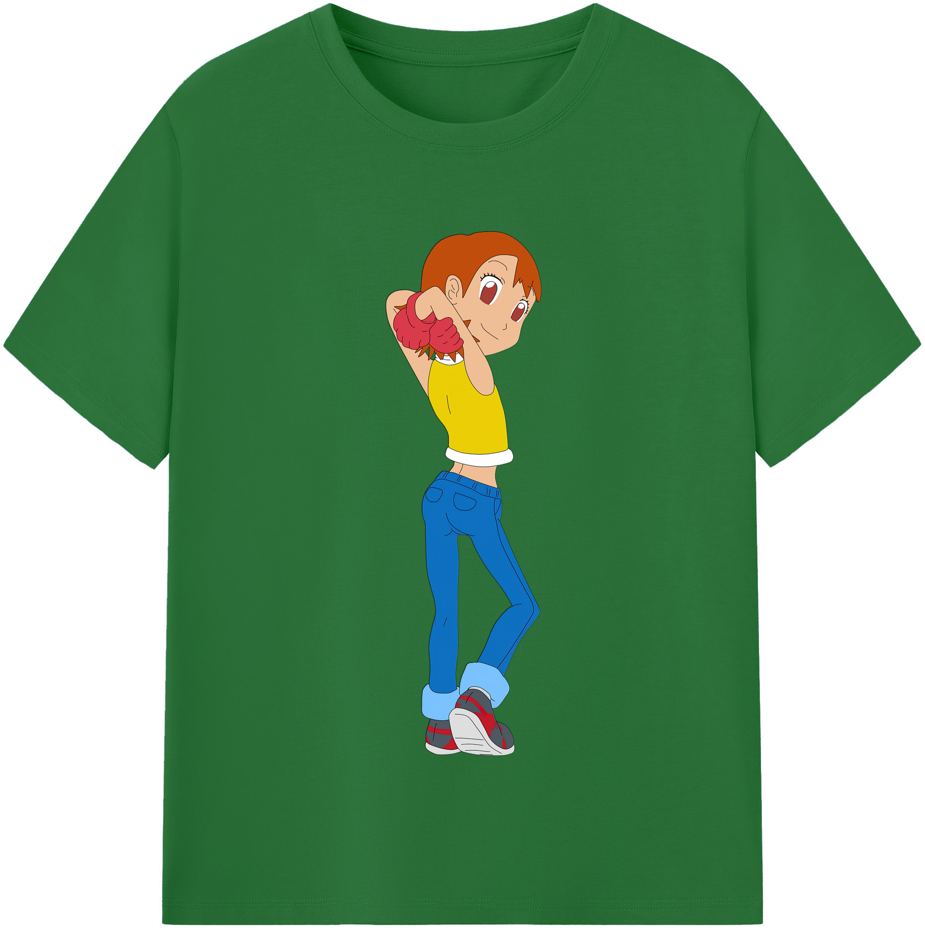（画像用） Digimon デジタルモンスター/デジモン 綿100％半袖Tシャツ（フロントプリント）