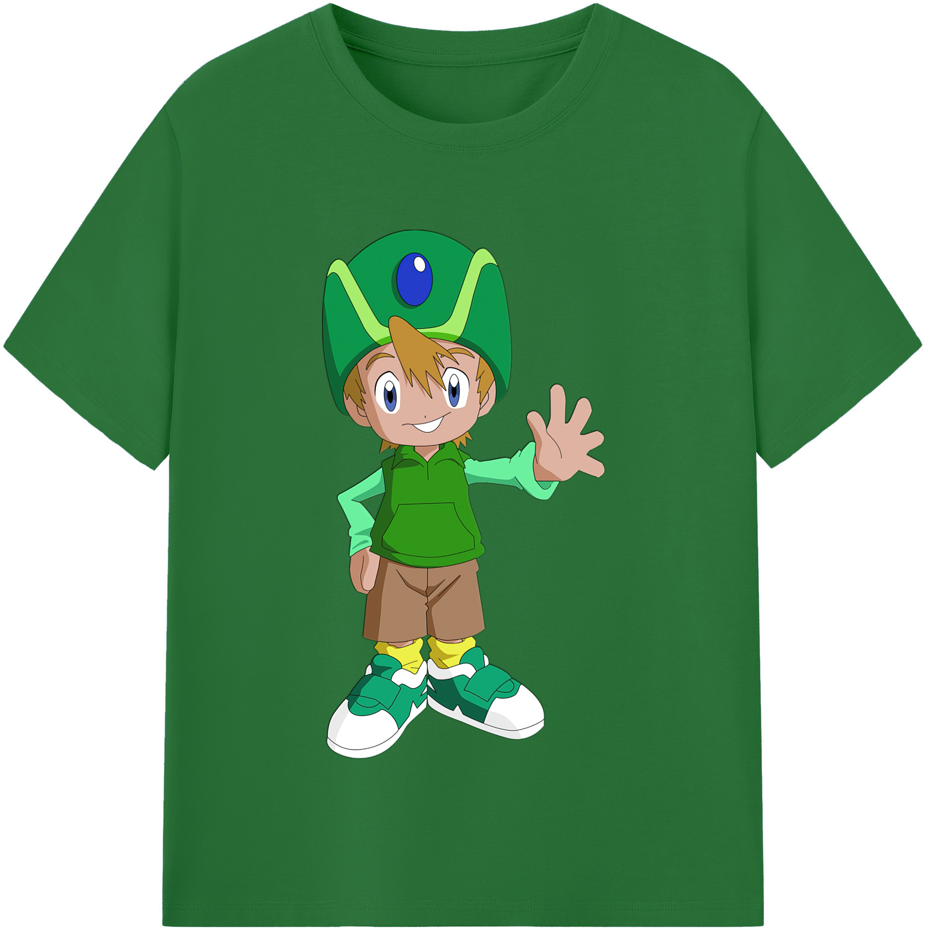 （画像用） Digimon デジタルモンスター/デジモン 綿100％半袖Tシャツ（フロントプリント）