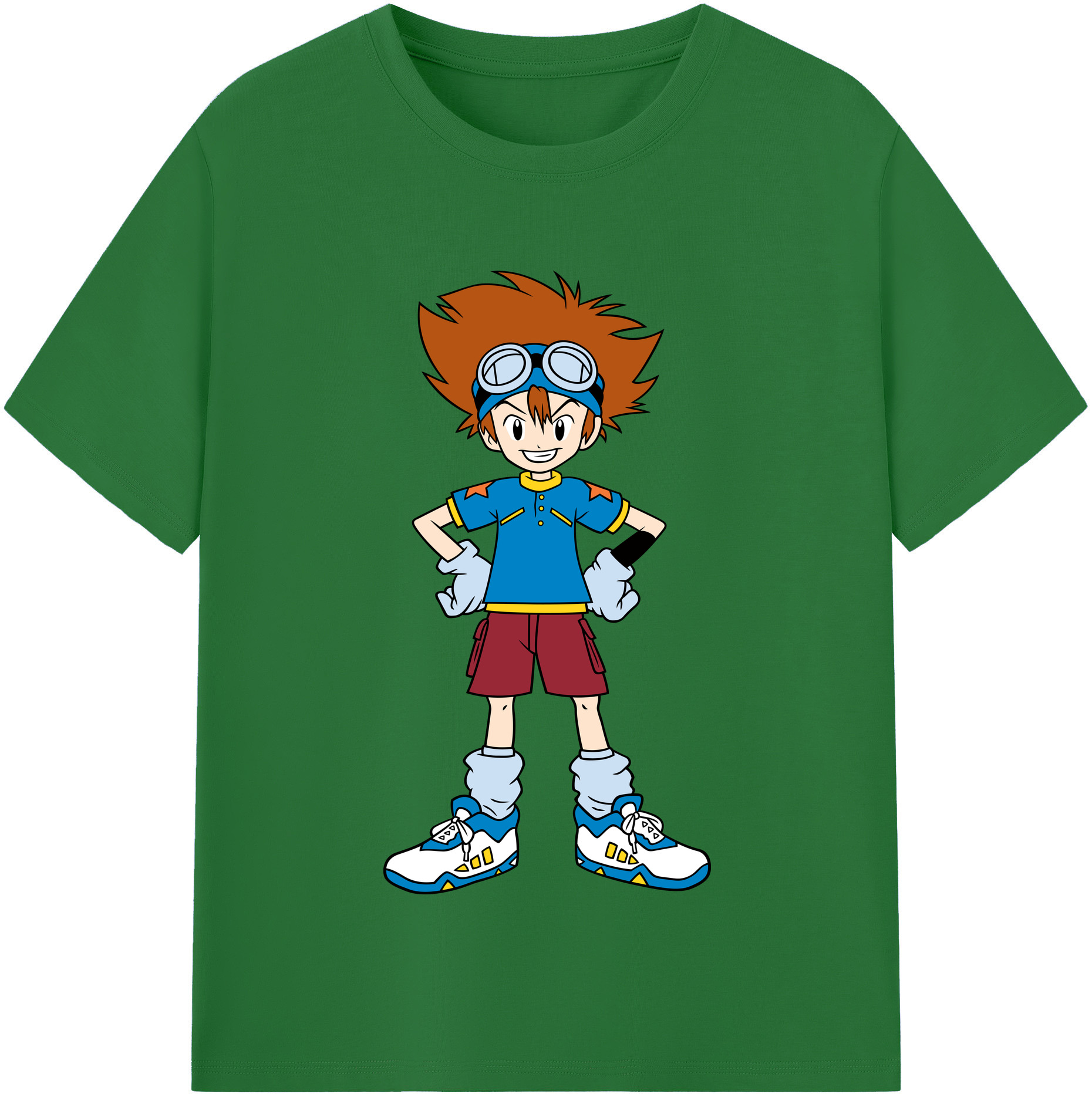（画像用） Digimon デジタルモンスター/デジモン 綿100％半袖Tシャツ（フロントプリント）
