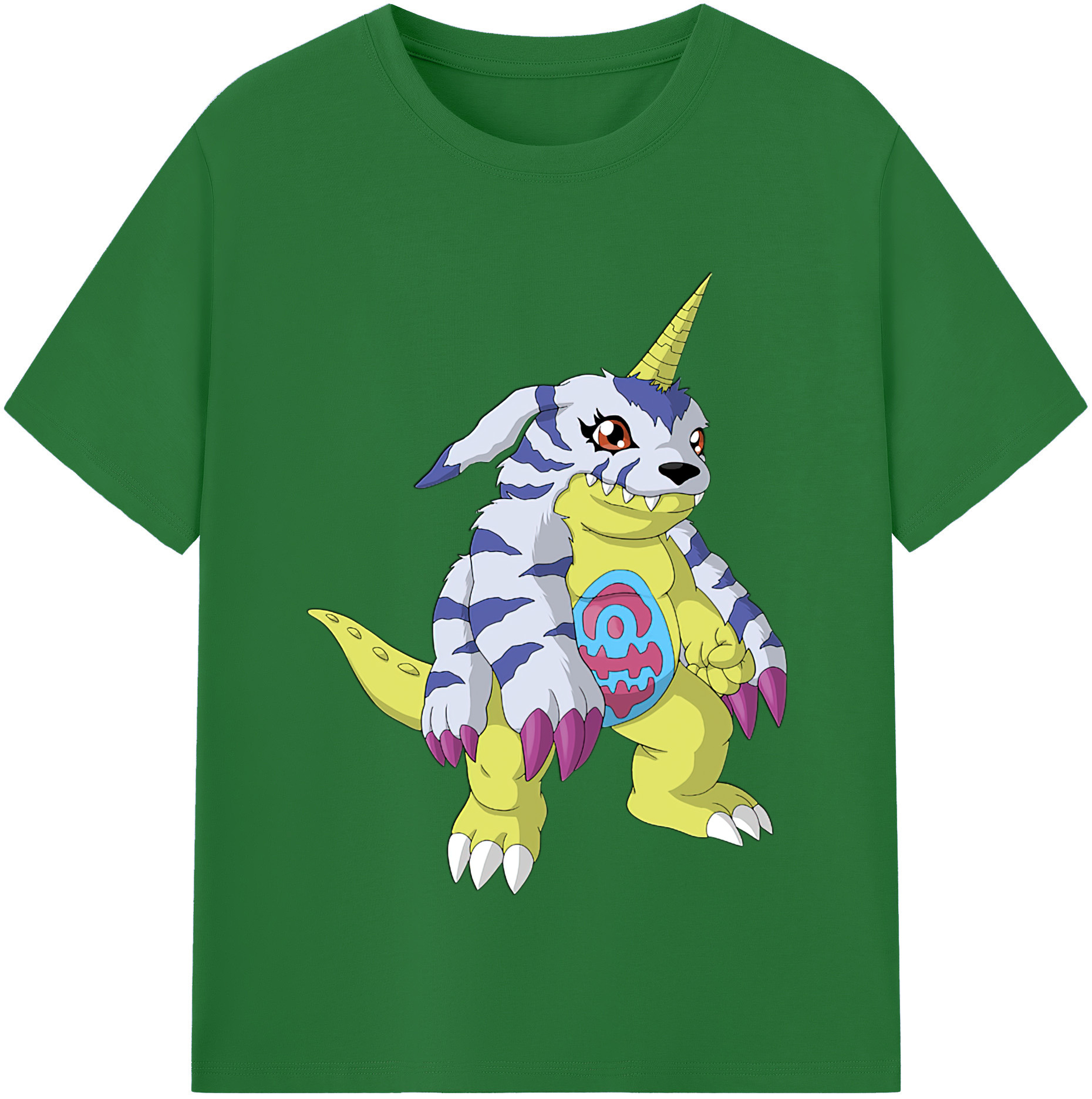 （画像用） Digimon デジタルモンスター/デジモン 綿100％半袖Tシャツ（フロントプリント）