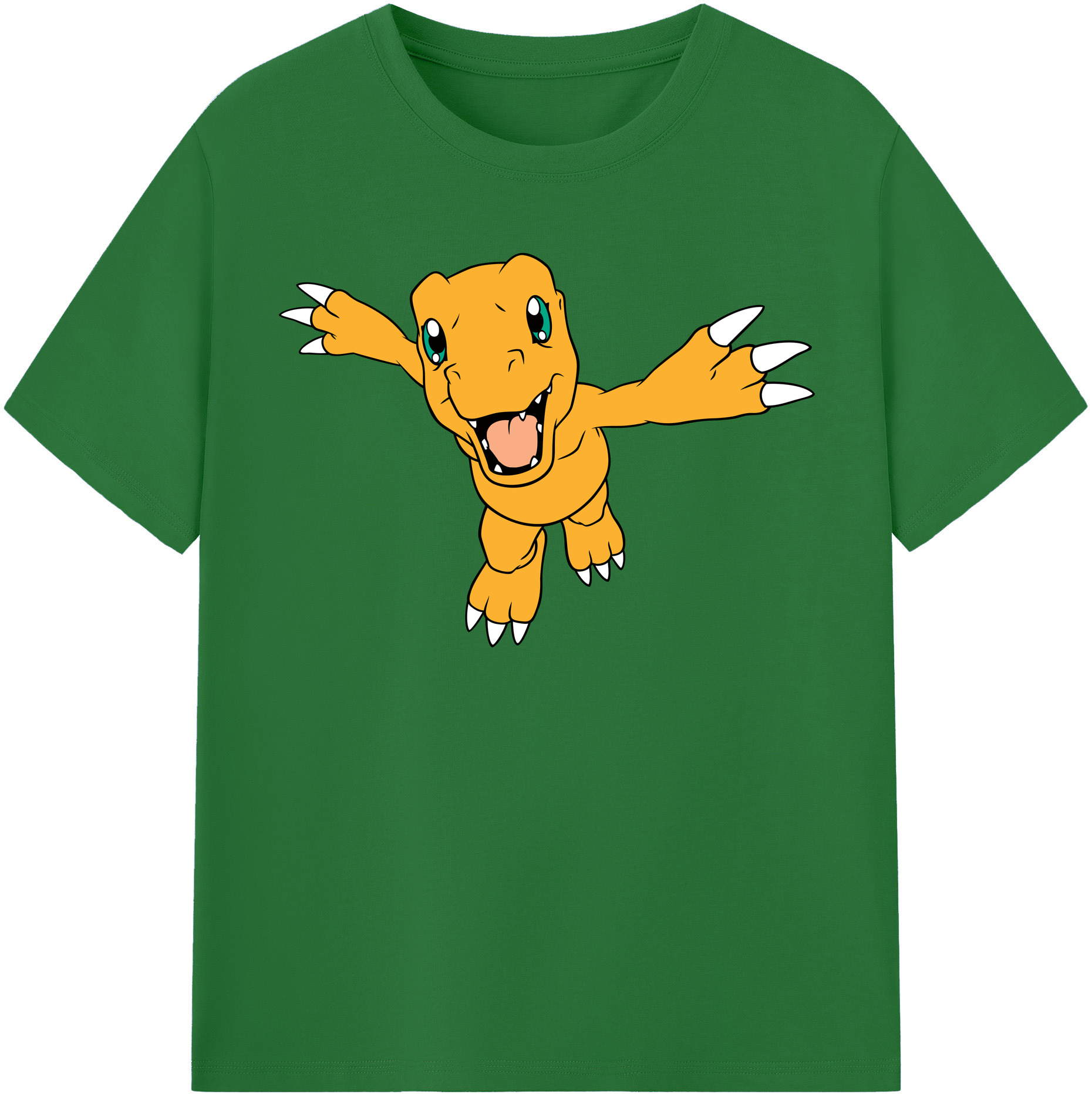 （画像用） Digimon デジタルモンスター/デジモン 綿100％半袖Tシャツ（フロントプリント）