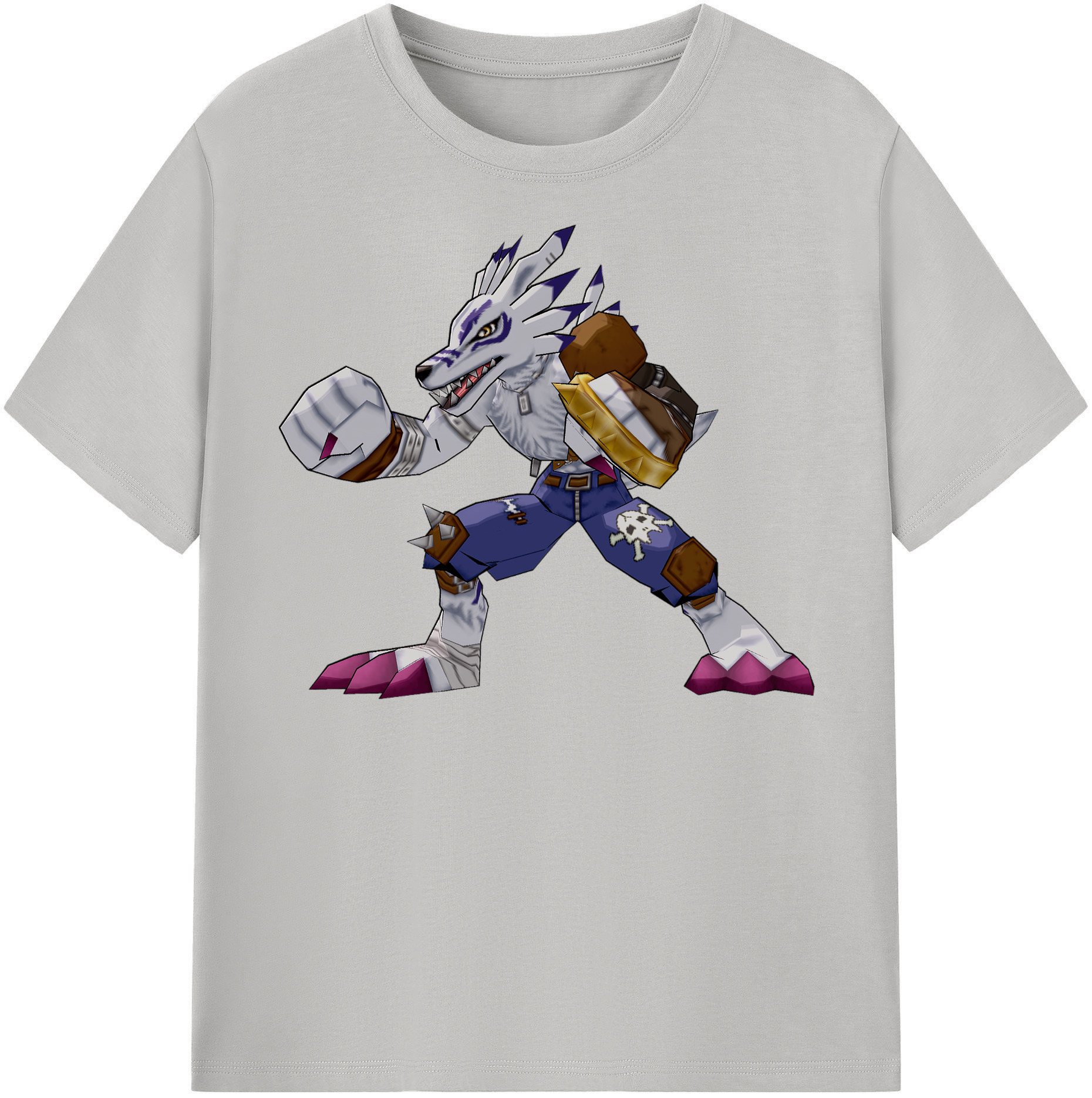 （画像用） Digimon デジタルモンスター/デジモン 綿100％半袖Tシャツ（フロントプリント）